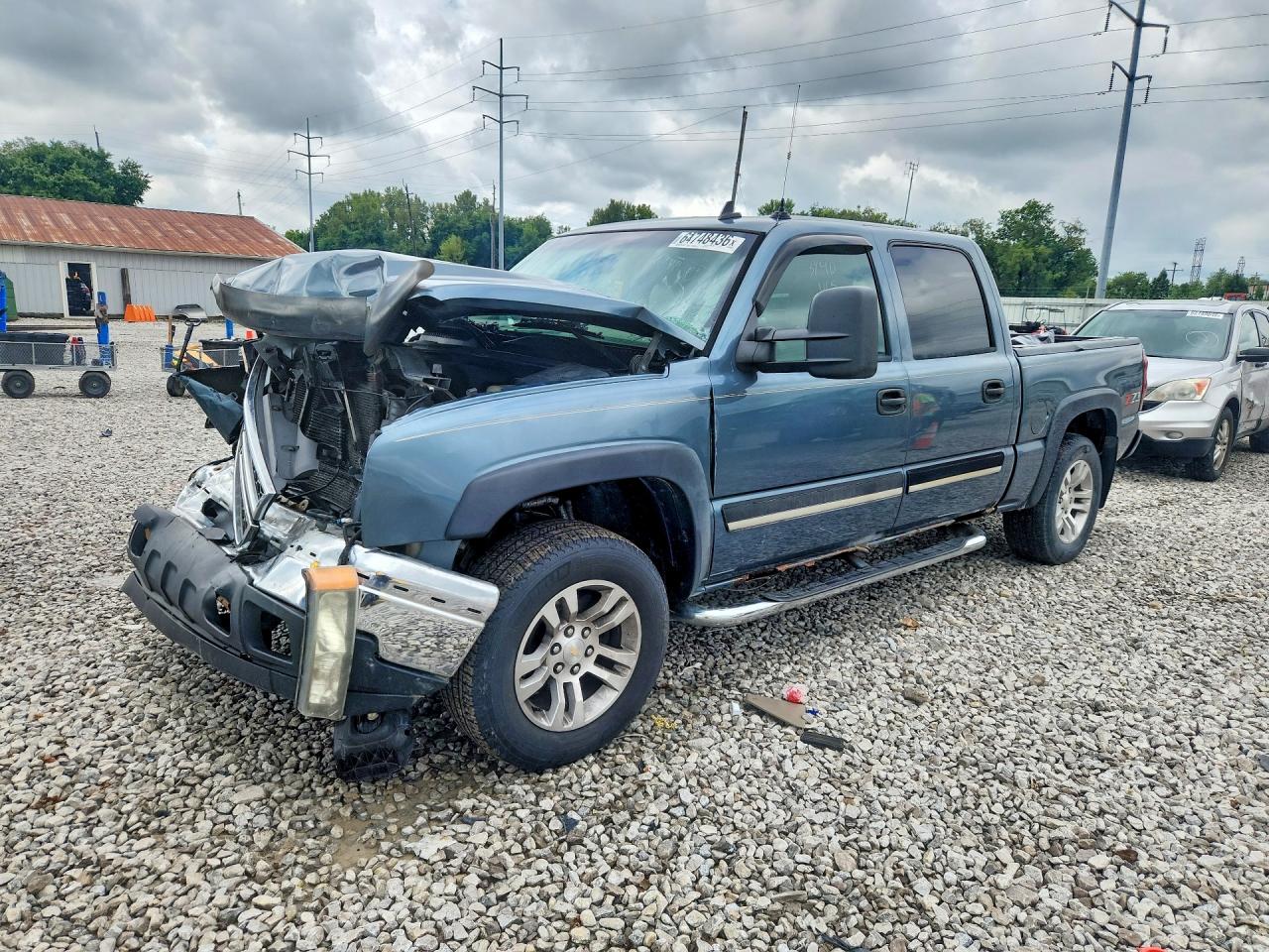 2006 Chevrolet Silverado K1500 Blue vin: 2GCEK13T861148731