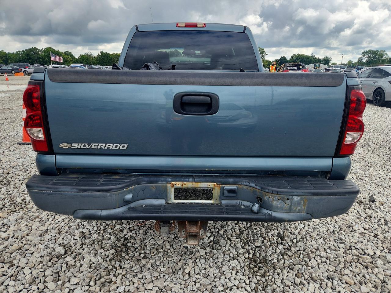 2006 Chevrolet Silverado K1500 Синий vin: 2GCEK13T861148731