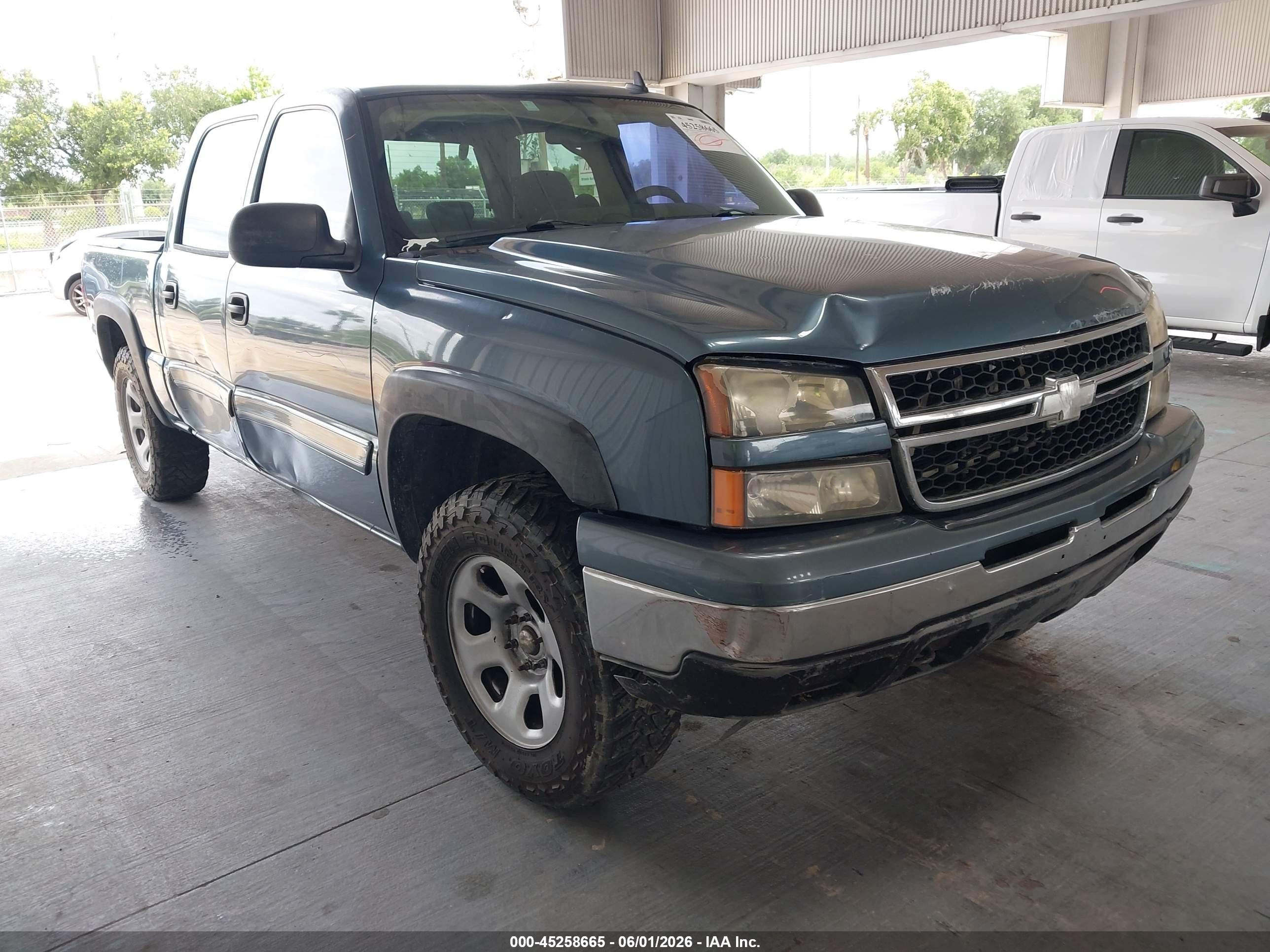 2006 Chevrolet Silverado 1500 Lt1 Бирюзовый vin: 2GCEK13T861161415