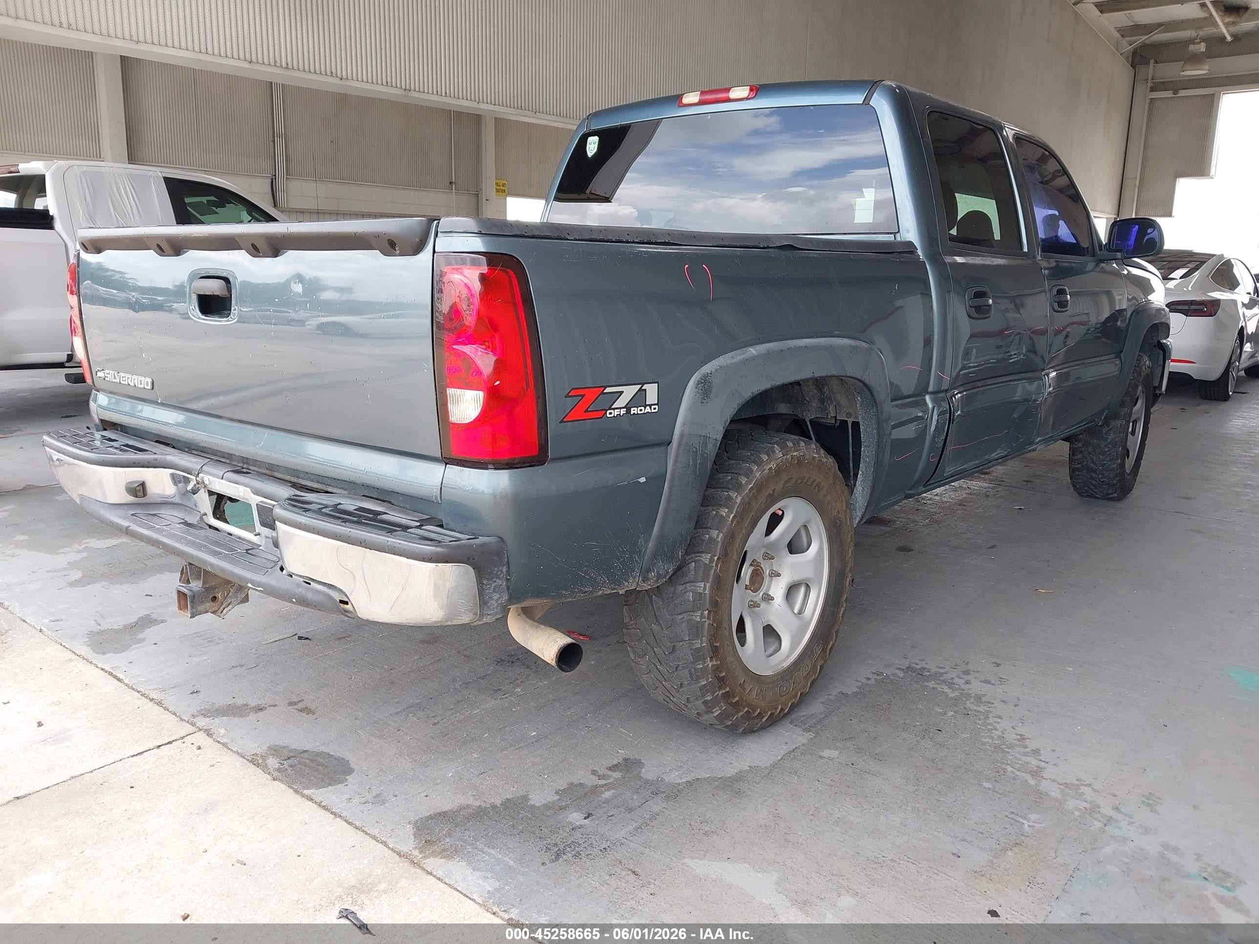 2006 Chevrolet Silverado 1500 Lt1 Turquoise vin: 2GCEK13T861161415