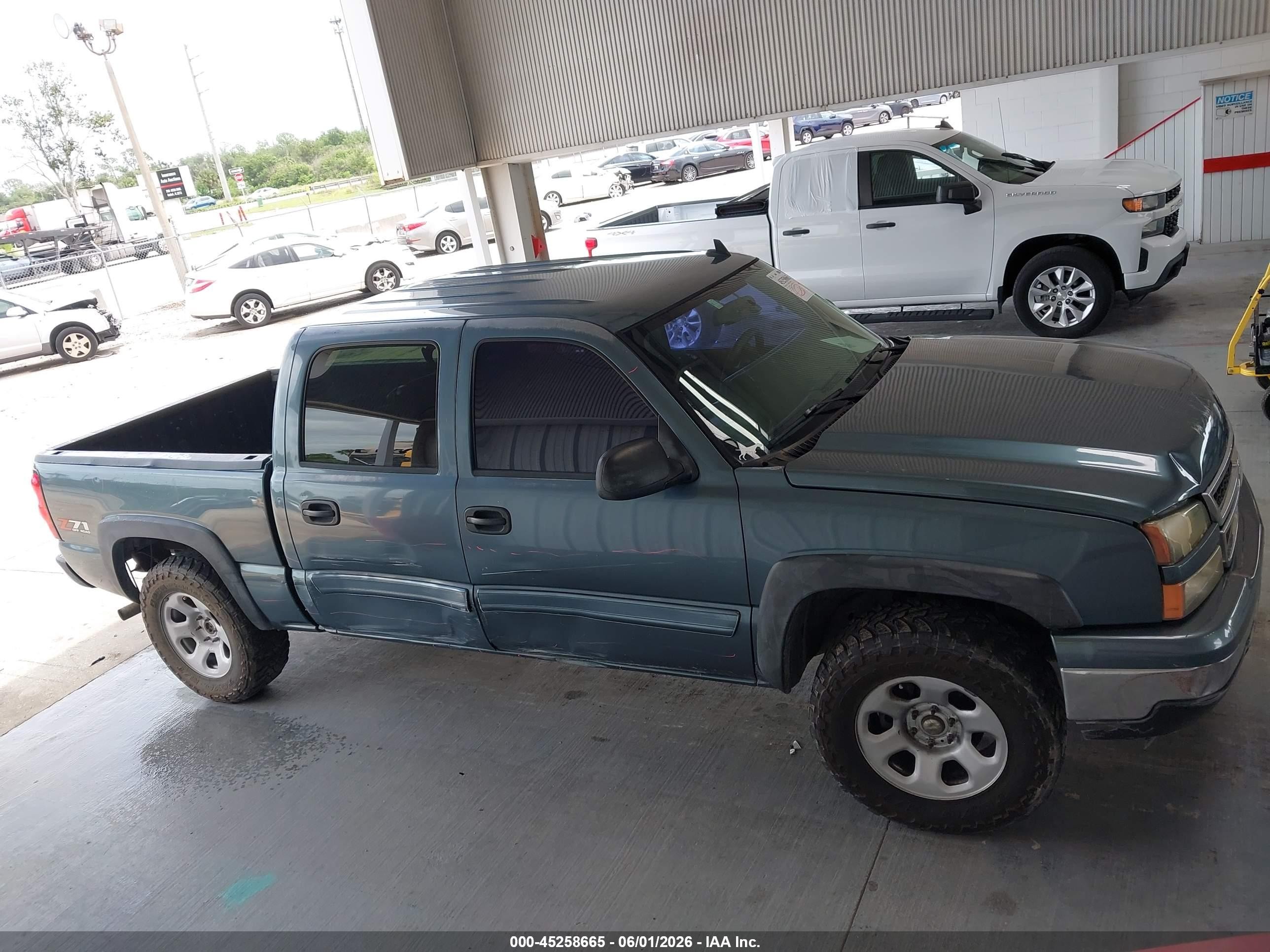 2006 Chevrolet Silverado 1500 Lt1 Turquoise vin: 2GCEK13T861161415