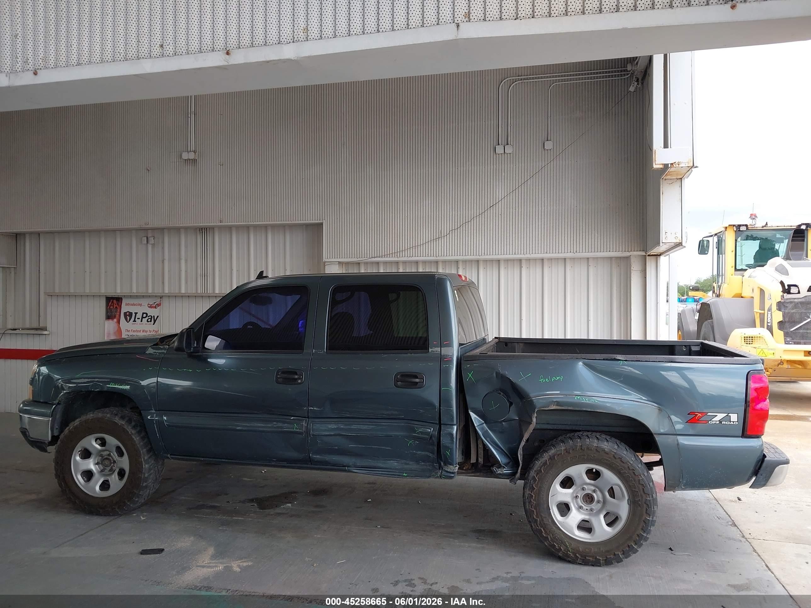 2006 Chevrolet Silverado 1500 Lt1 Turquoise vin: 2GCEK13T861161415