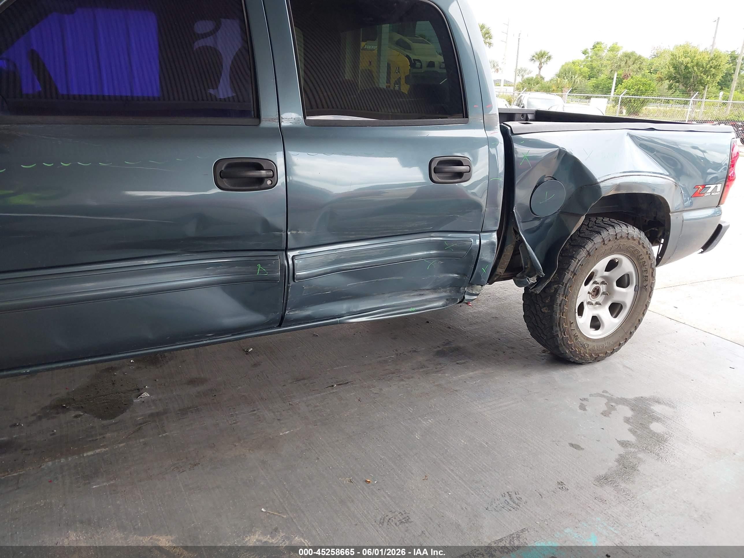 2006 Chevrolet Silverado 1500 Lt1 Turquoise vin: 2GCEK13T861161415