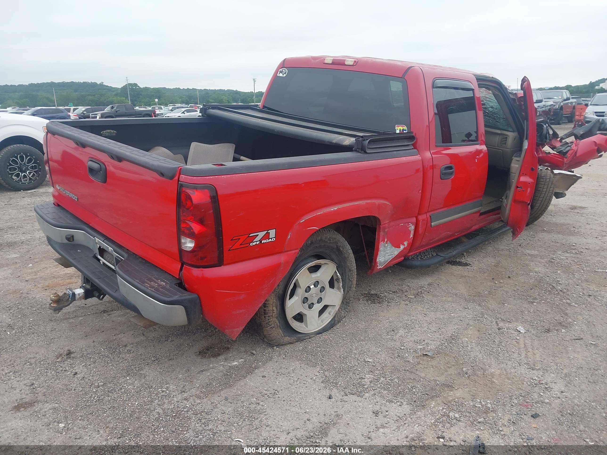 2006 Chevrolet Silverado 1500 Lt3 Red vin: 2GCEK13T861190199