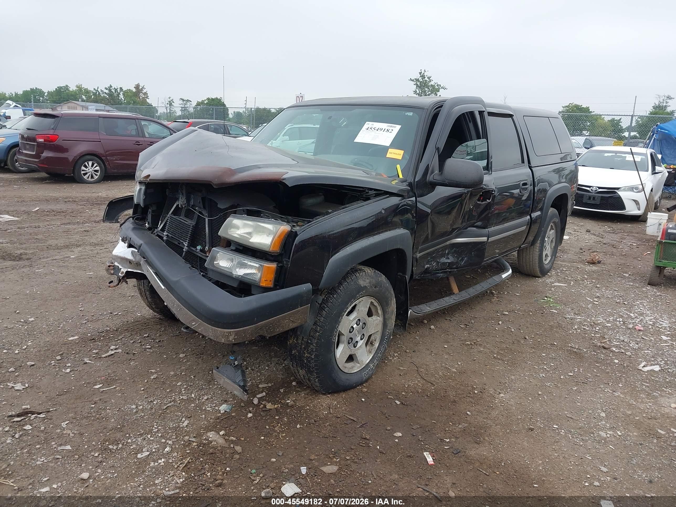2004 Chevrolet Silverado 1500 Z71 Black vin: 2GCEK13T941391770