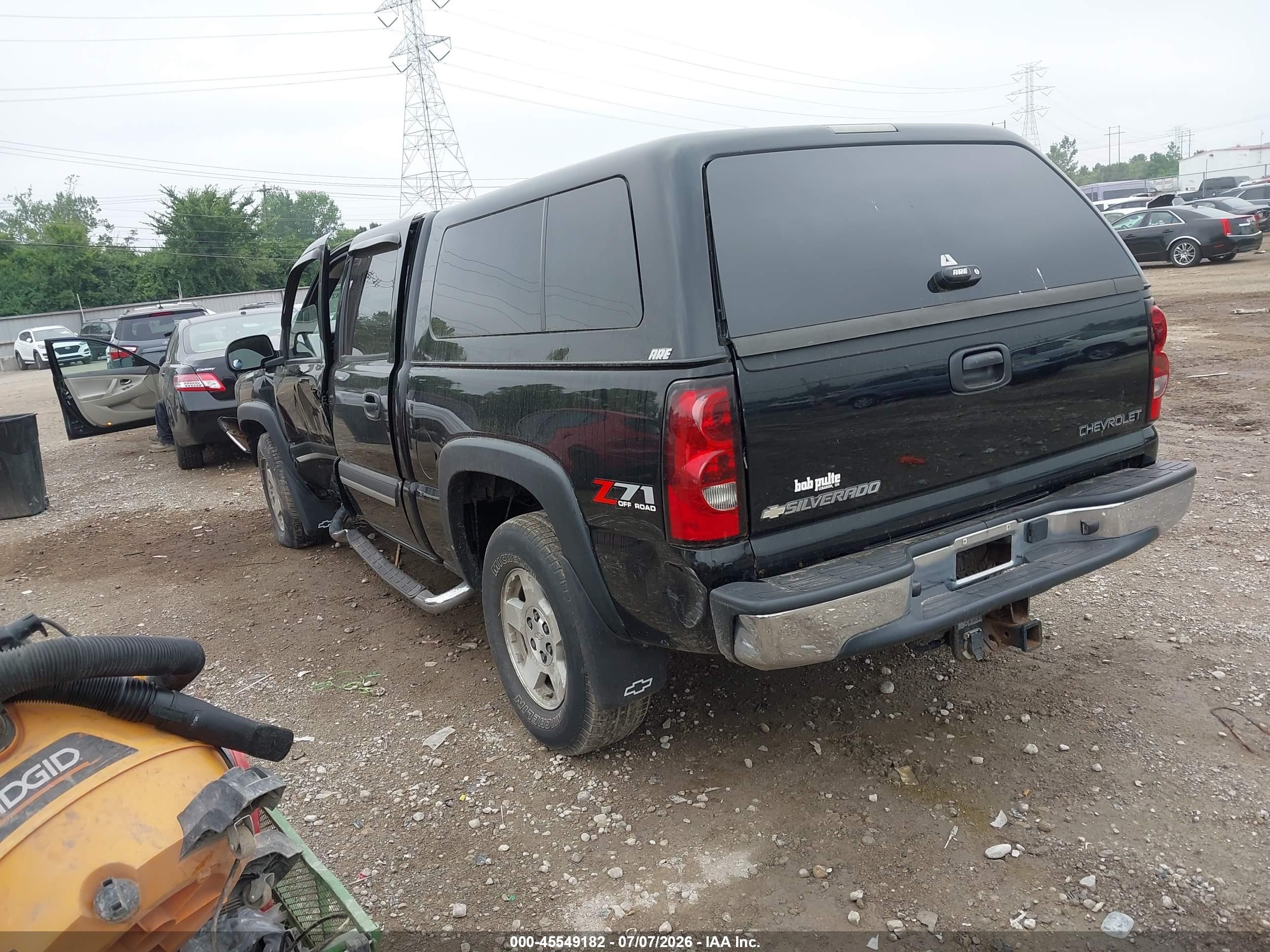 2004 Chevrolet Silverado 1500 Z71 Black vin: 2GCEK13T941391770