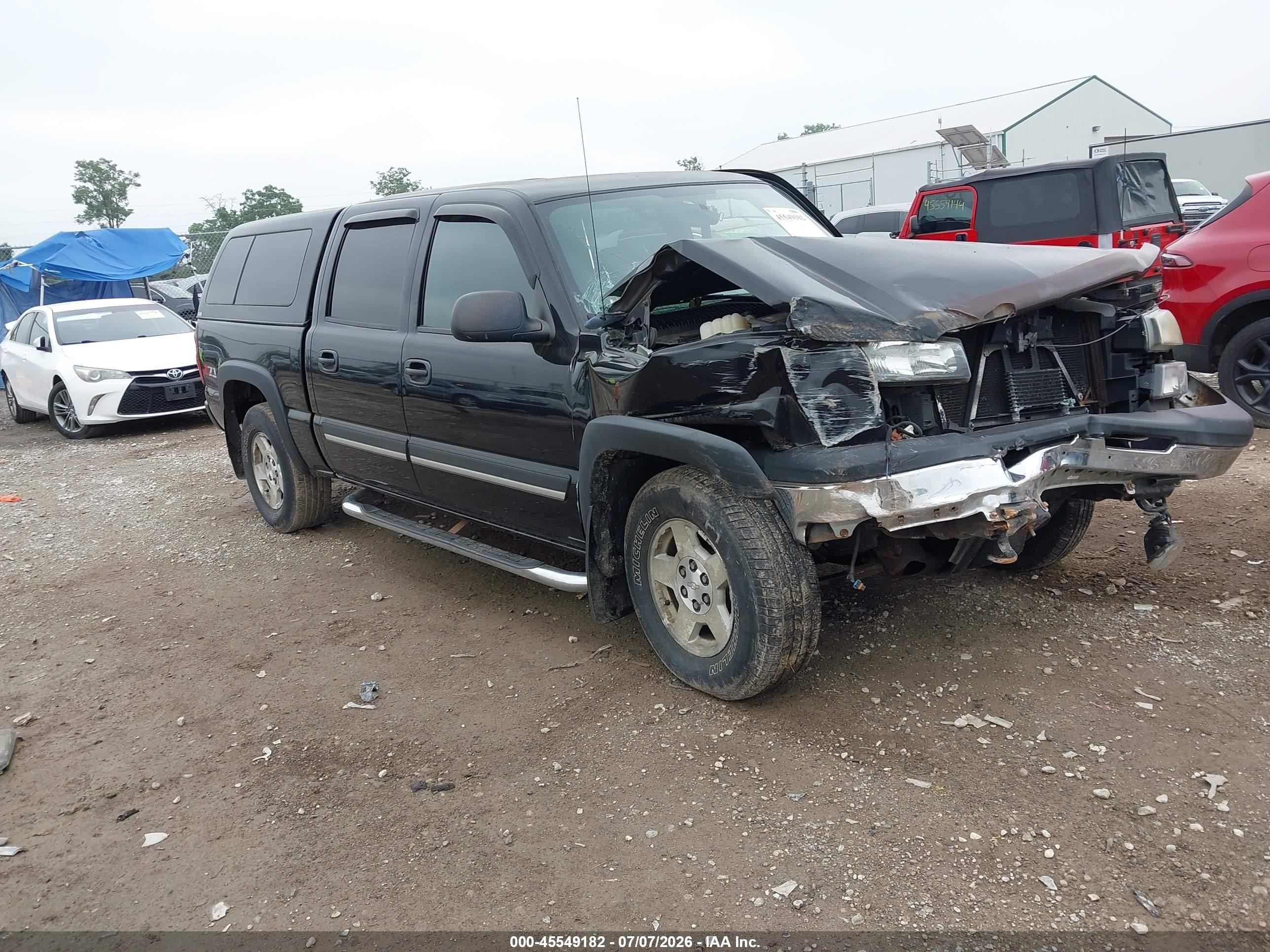 2004 Chevrolet Silverado 1500 Z71 Black vin: 2GCEK13T941391770