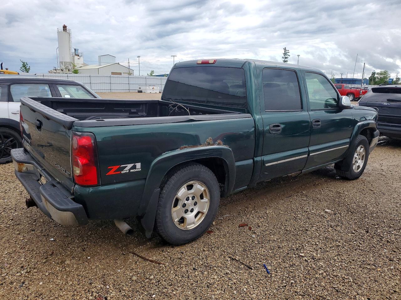 2005 Chevrolet Silverado K1500 Green vin: 2GCEK13T951113842