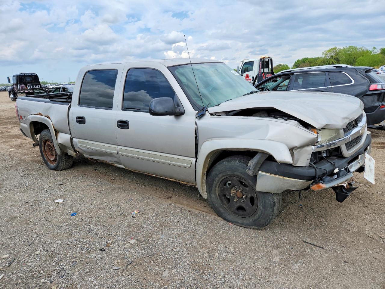 2005 Chevrolet Silverado K1500 Gray vin: 2GCEK13T951194292