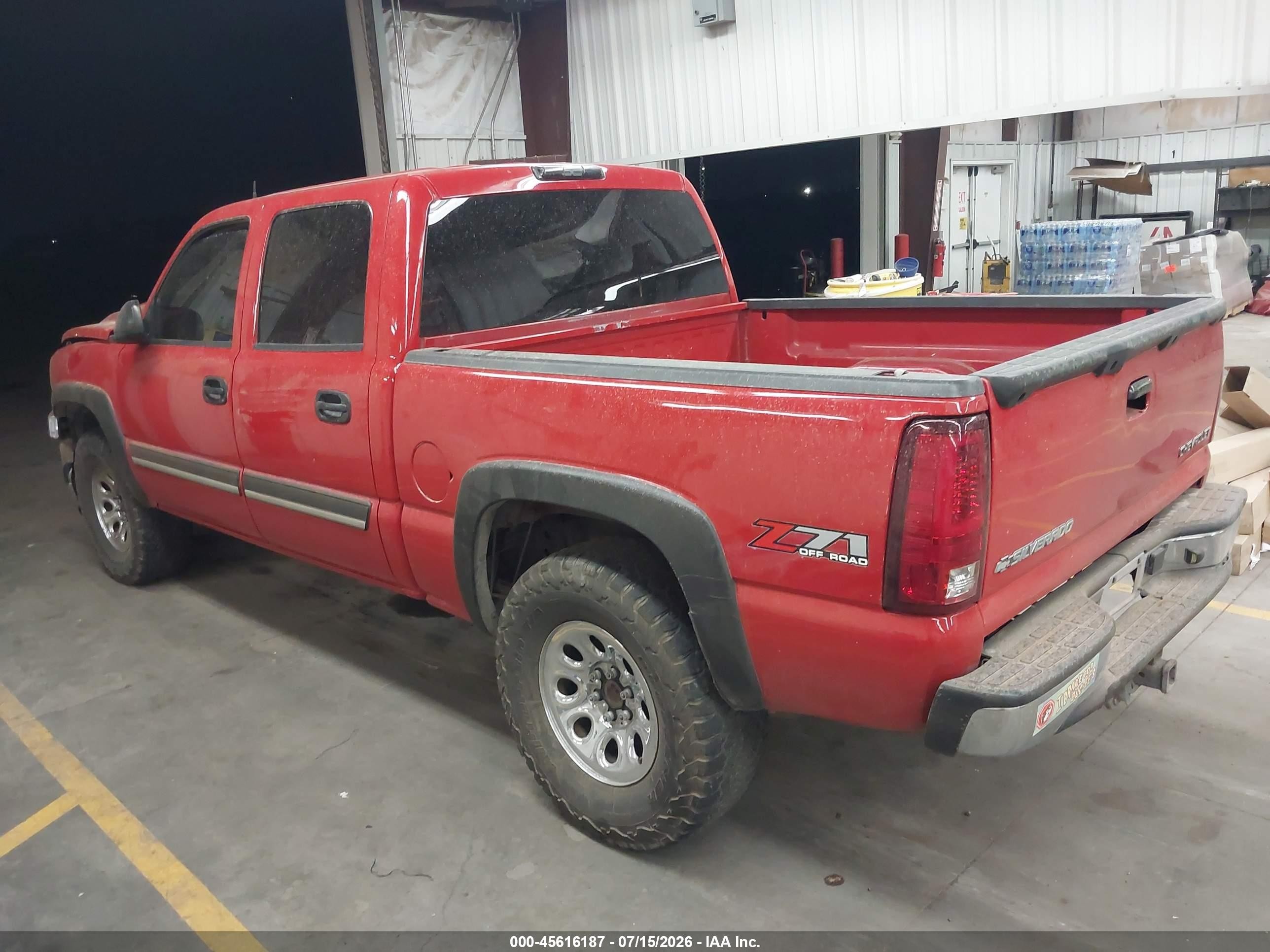 2005 Chevrolet Silverado 1500 Z71 Red vin: 2GCEK13T951288298