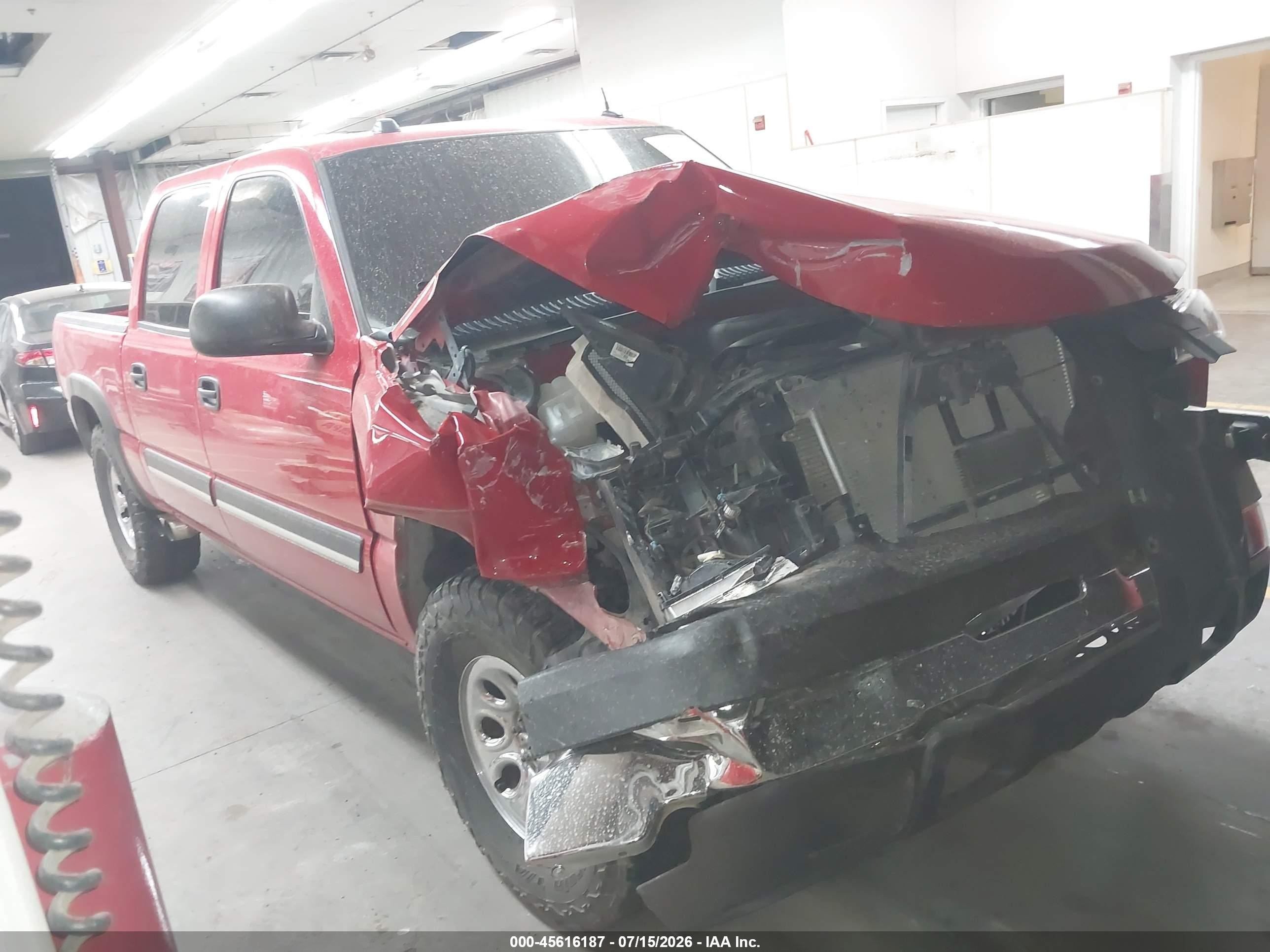 2005 Chevrolet Silverado 1500 Z71 Red vin: 2GCEK13T951288298