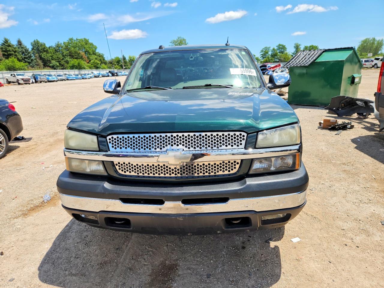 2005 Chevrolet Silverado K1500 Green vin: 2GCEK13T951307173