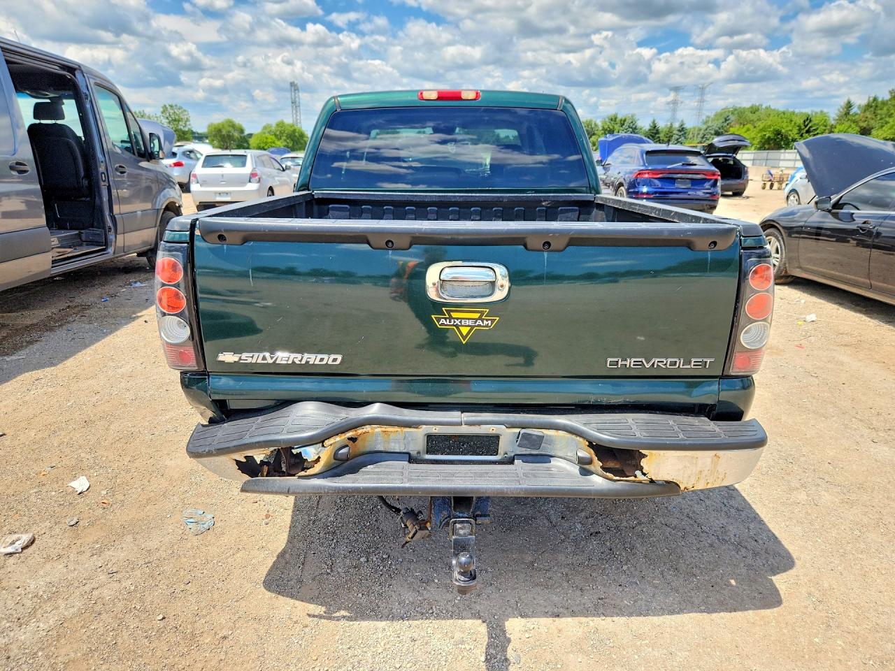 2005 Chevrolet Silverado K1500 Green vin: 2GCEK13T951307173