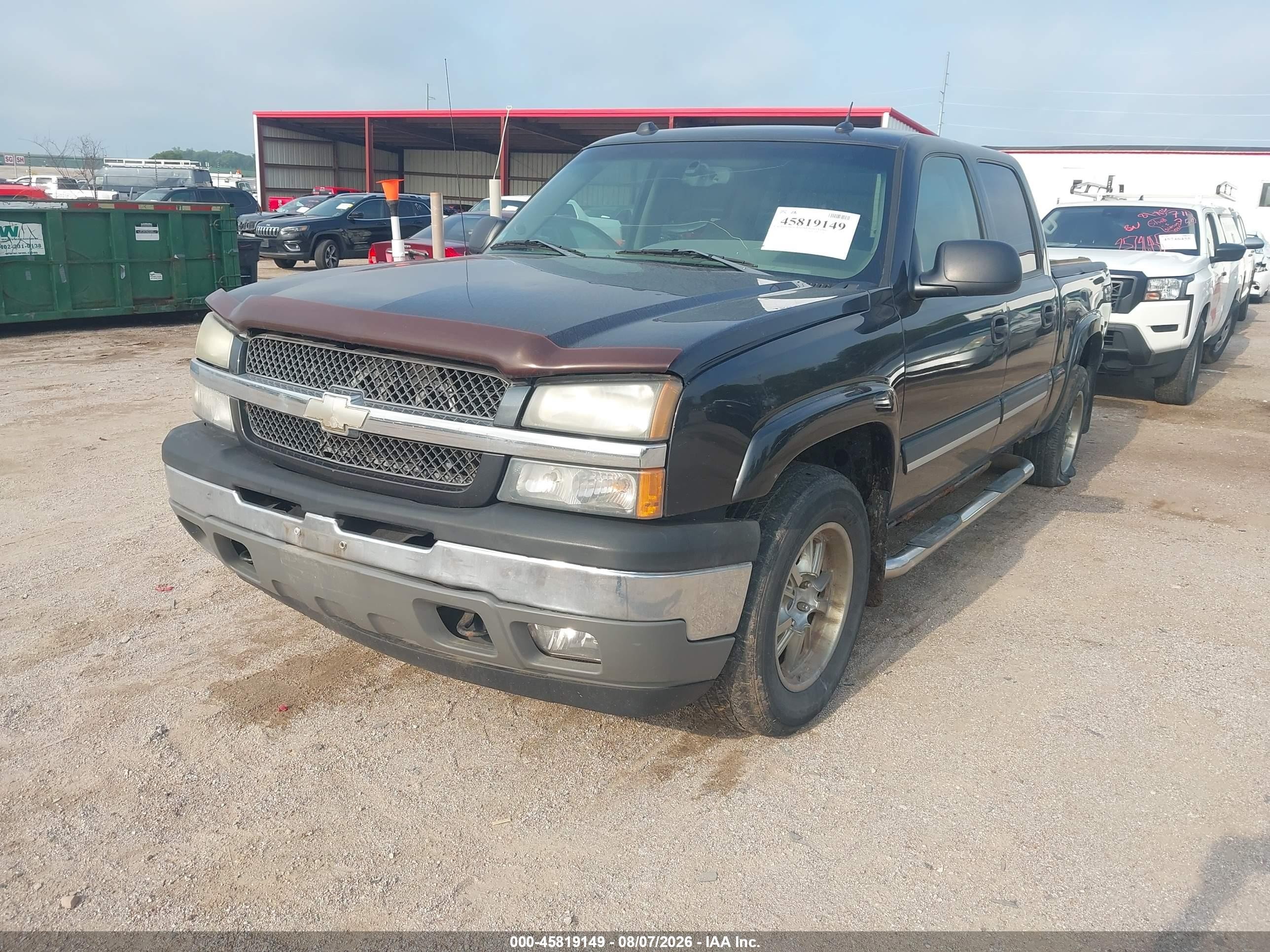 2005 Chevrolet Silverado 1500 Z71 Черный vin: 2GCEK13T951349407