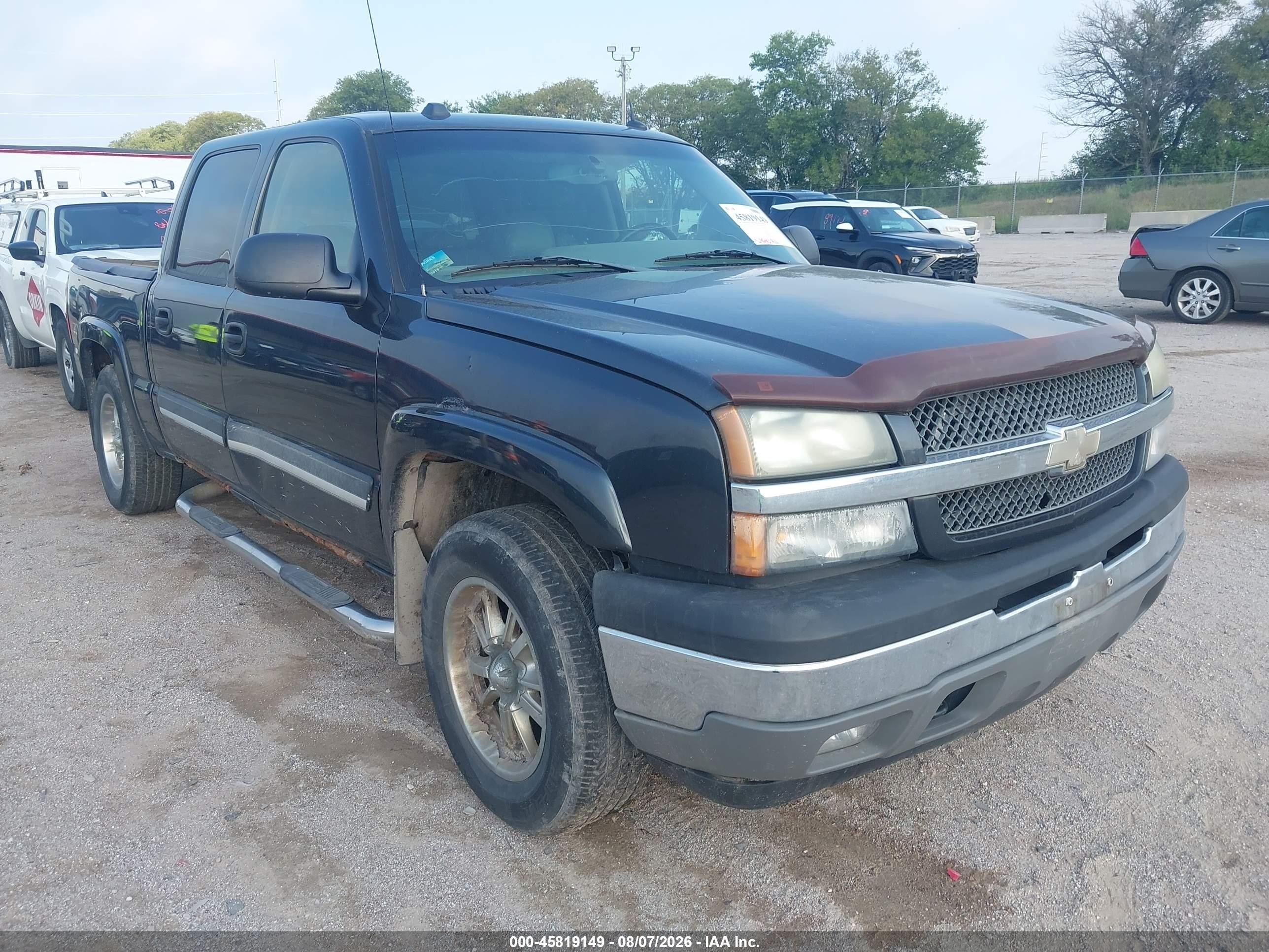 2005 Chevrolet Silverado 1500 Z71 Черный vin: 2GCEK13T951349407