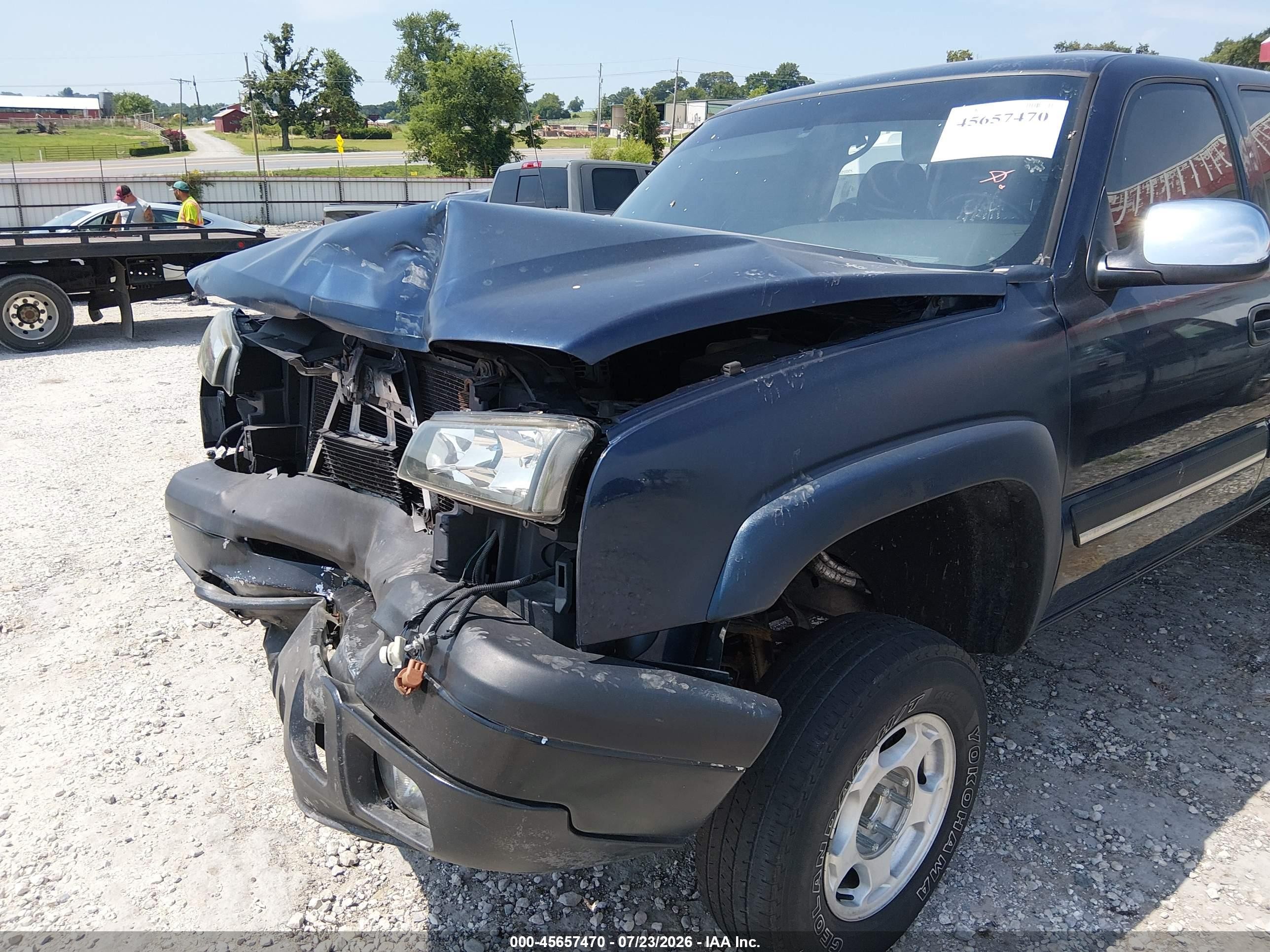 2005 Chevrolet Silverado 1500 Z71 Blue vin: 2GCEK13T951392354