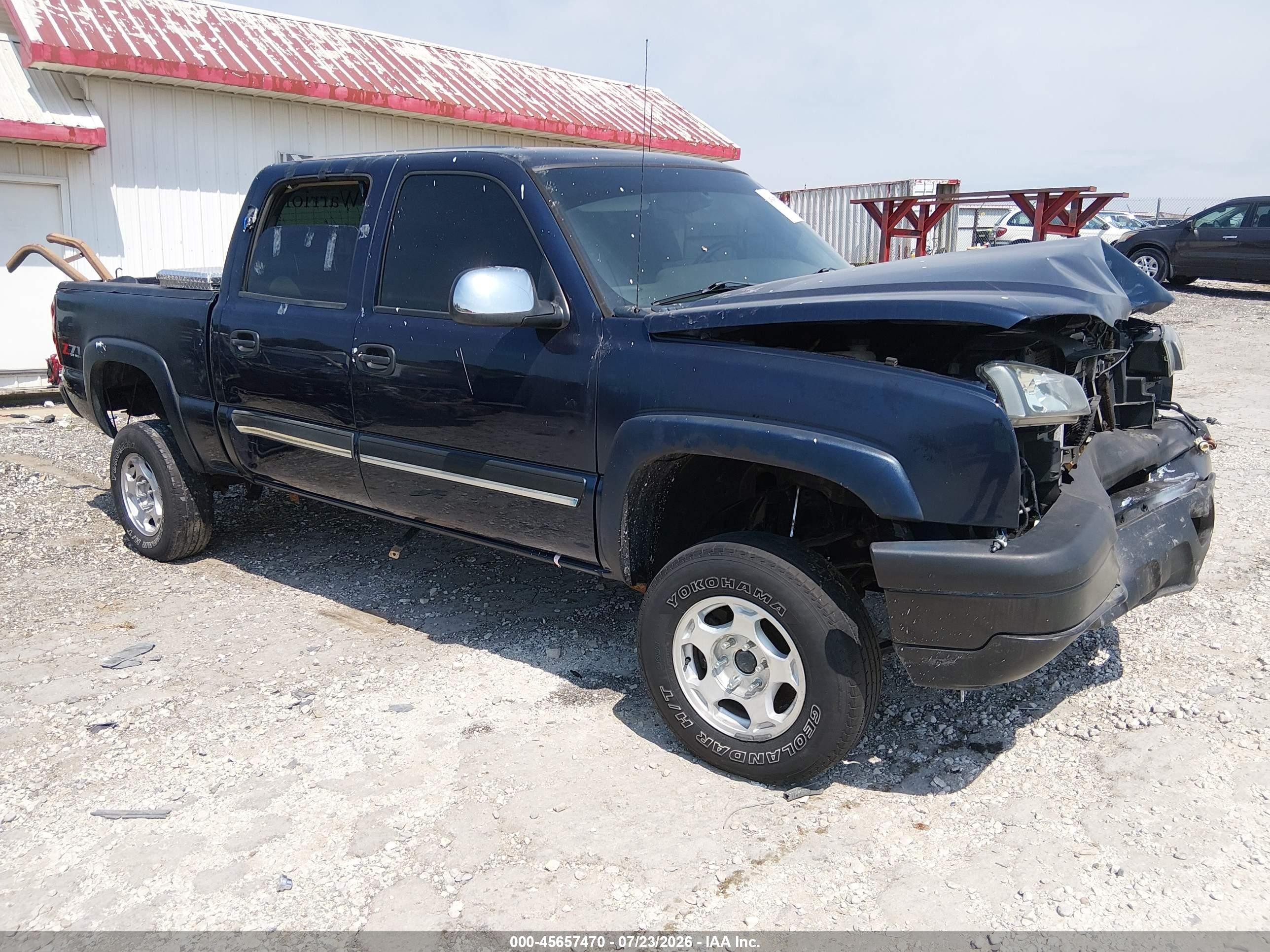 2005 Chevrolet Silverado 1500 Z71 Blue vin: 2GCEK13T951392354