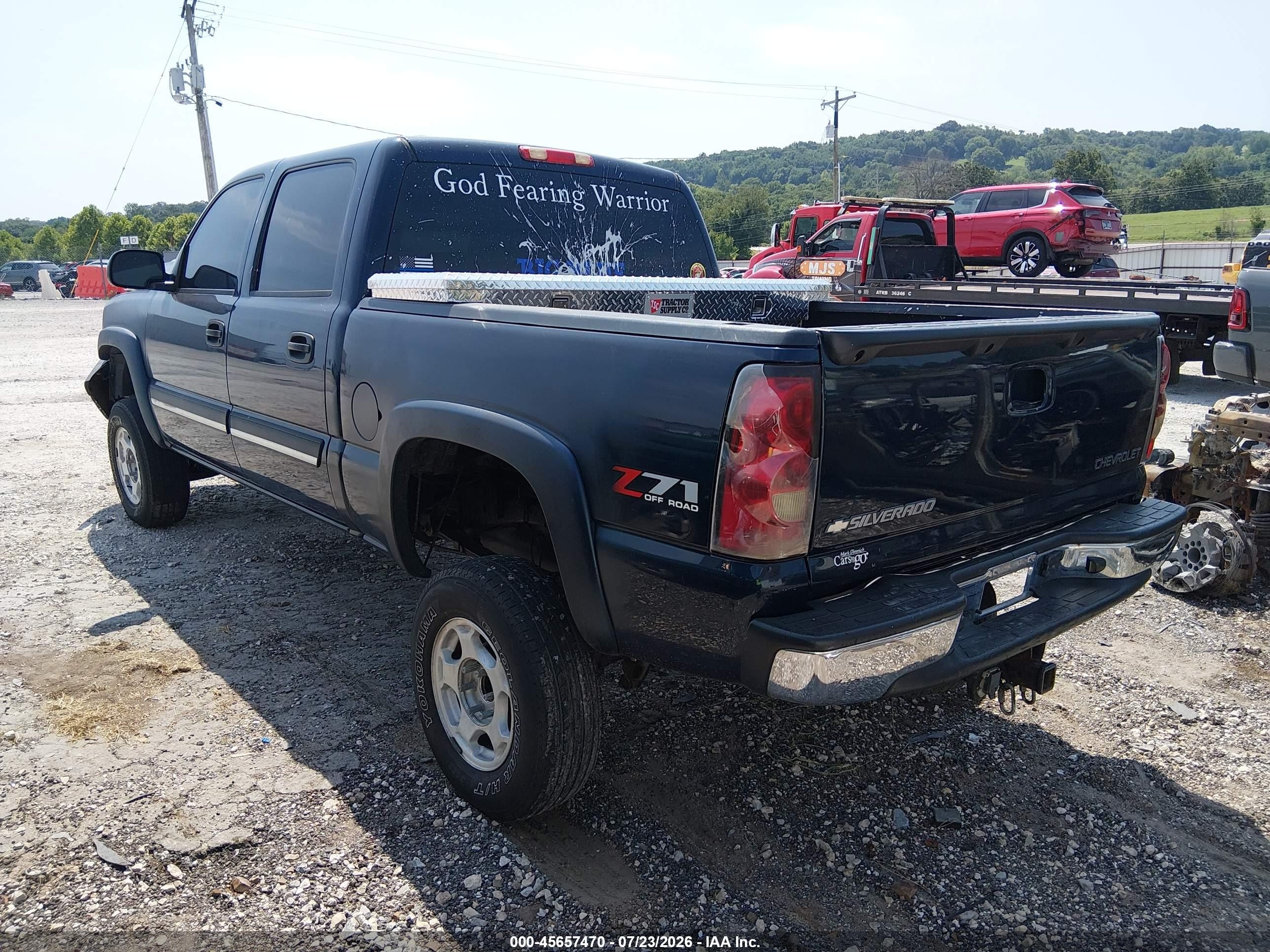 2005 Chevrolet Silverado 1500 Z71 Blue vin: 2GCEK13T951392354
