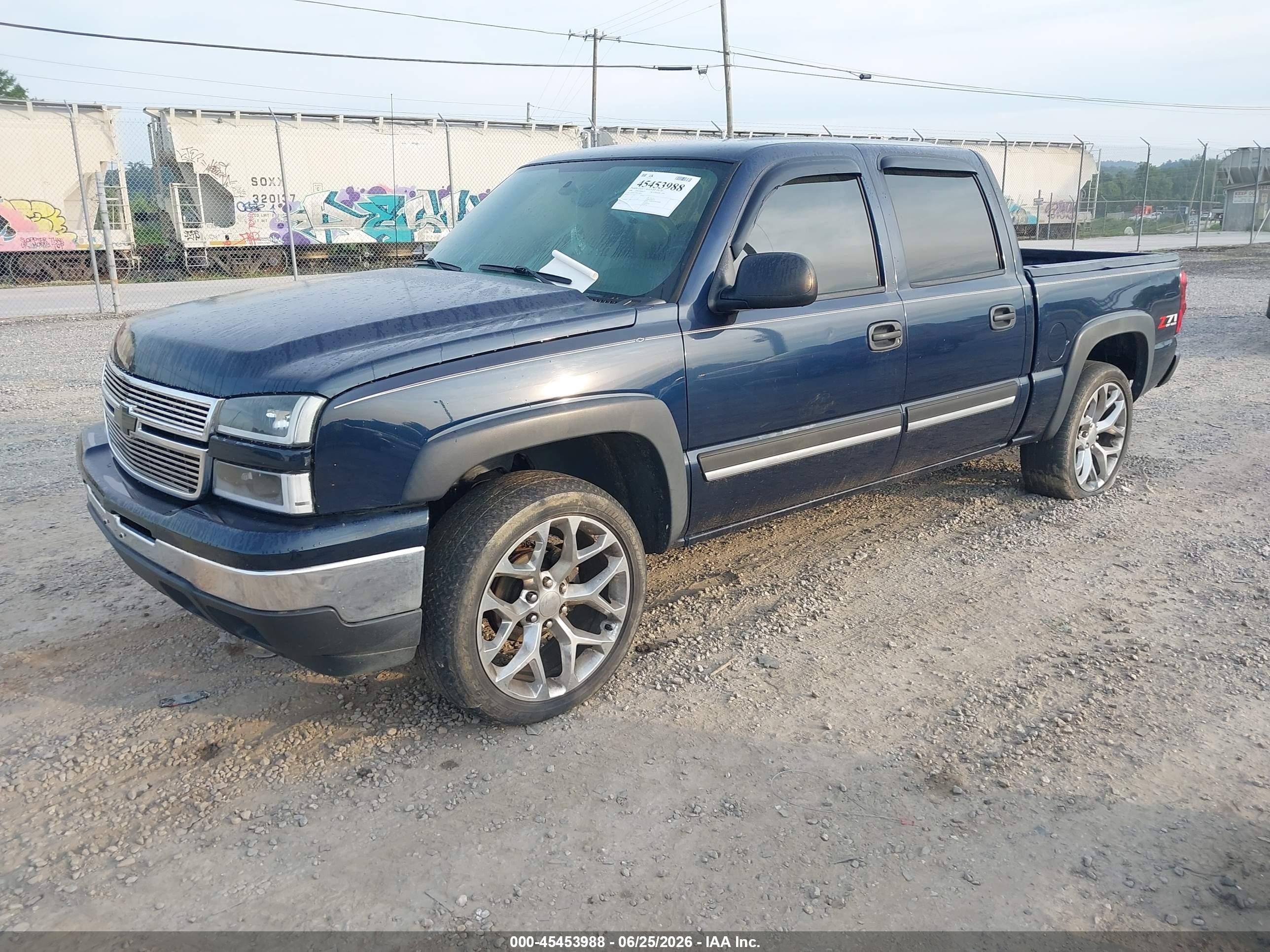 2006 Chevrolet Silverado 1500 Lt1 Blue vin: 2GCEK13T961100235