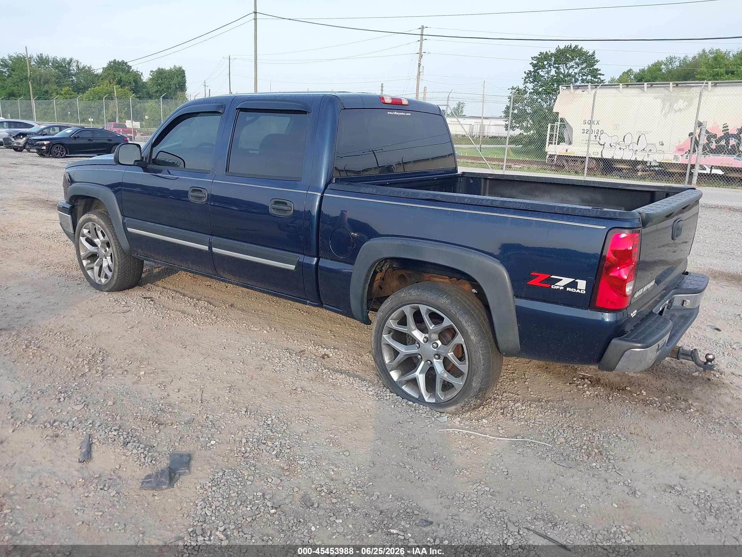 2006 Chevrolet Silverado 1500 Lt1 Blue vin: 2GCEK13T961100235