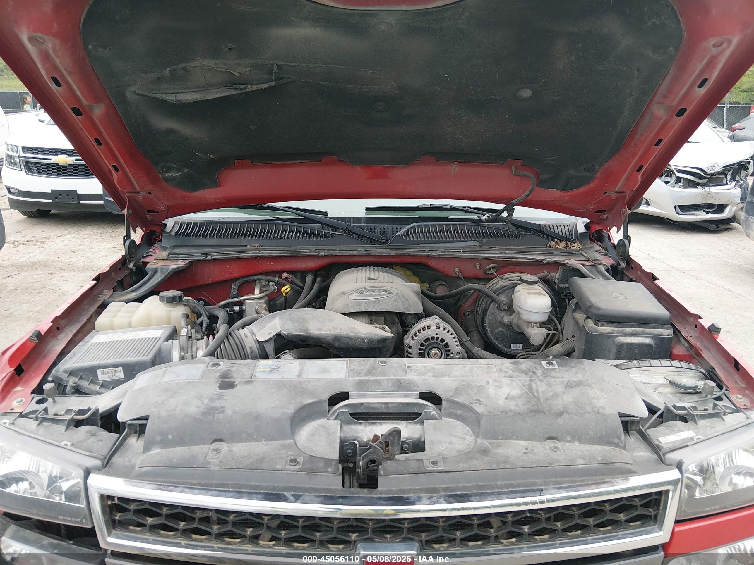 2006 Chevrolet Silverado 1500 Lt3 Red vin: 2GCEK13T961100719