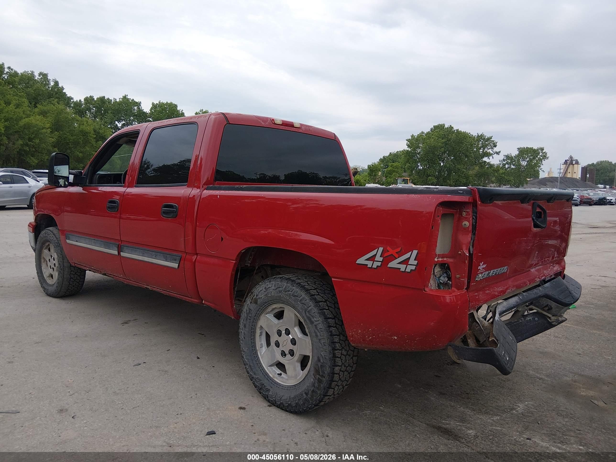2006 Chevrolet Silverado 1500 Lt3 Red vin: 2GCEK13T961100719