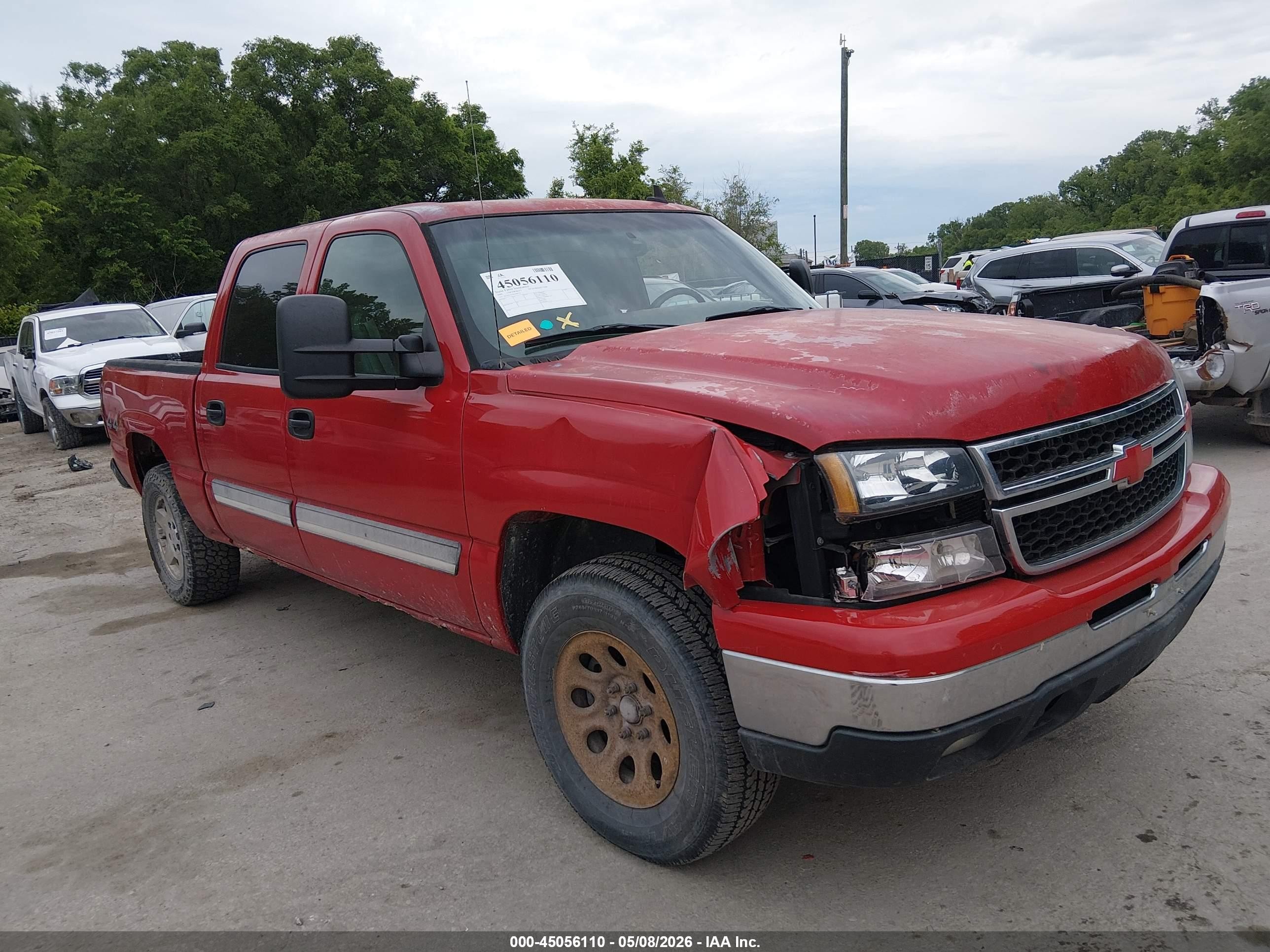 2006 Chevrolet Silverado 1500 Lt3 Red vin: 2GCEK13T961100719
