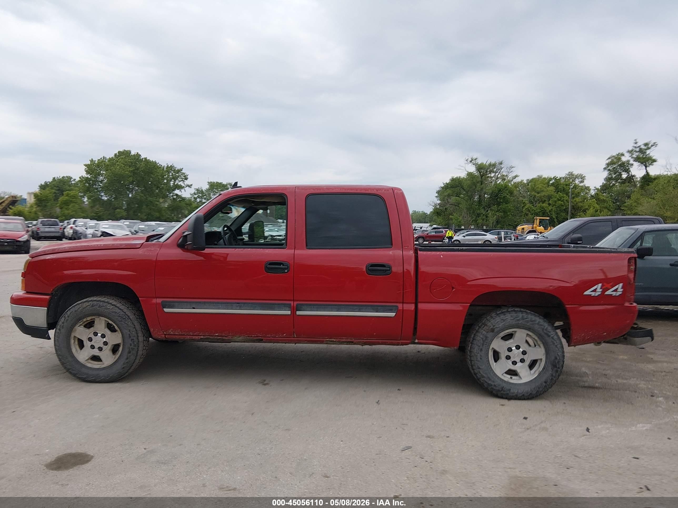 2006 Chevrolet Silverado 1500 Lt3 Red vin: 2GCEK13T961100719