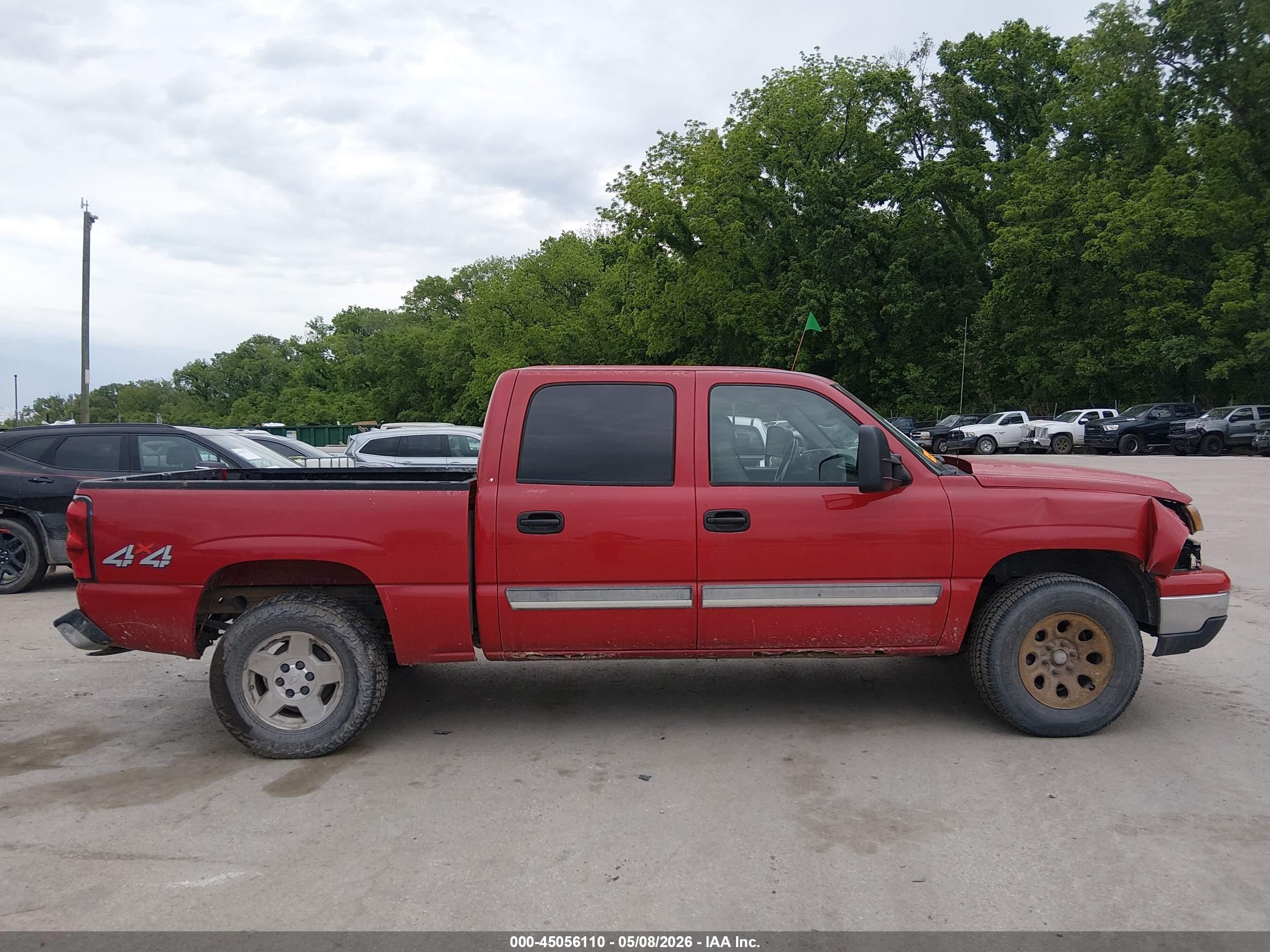 2006 Chevrolet Silverado 1500 Lt3 Red vin: 2GCEK13T961100719