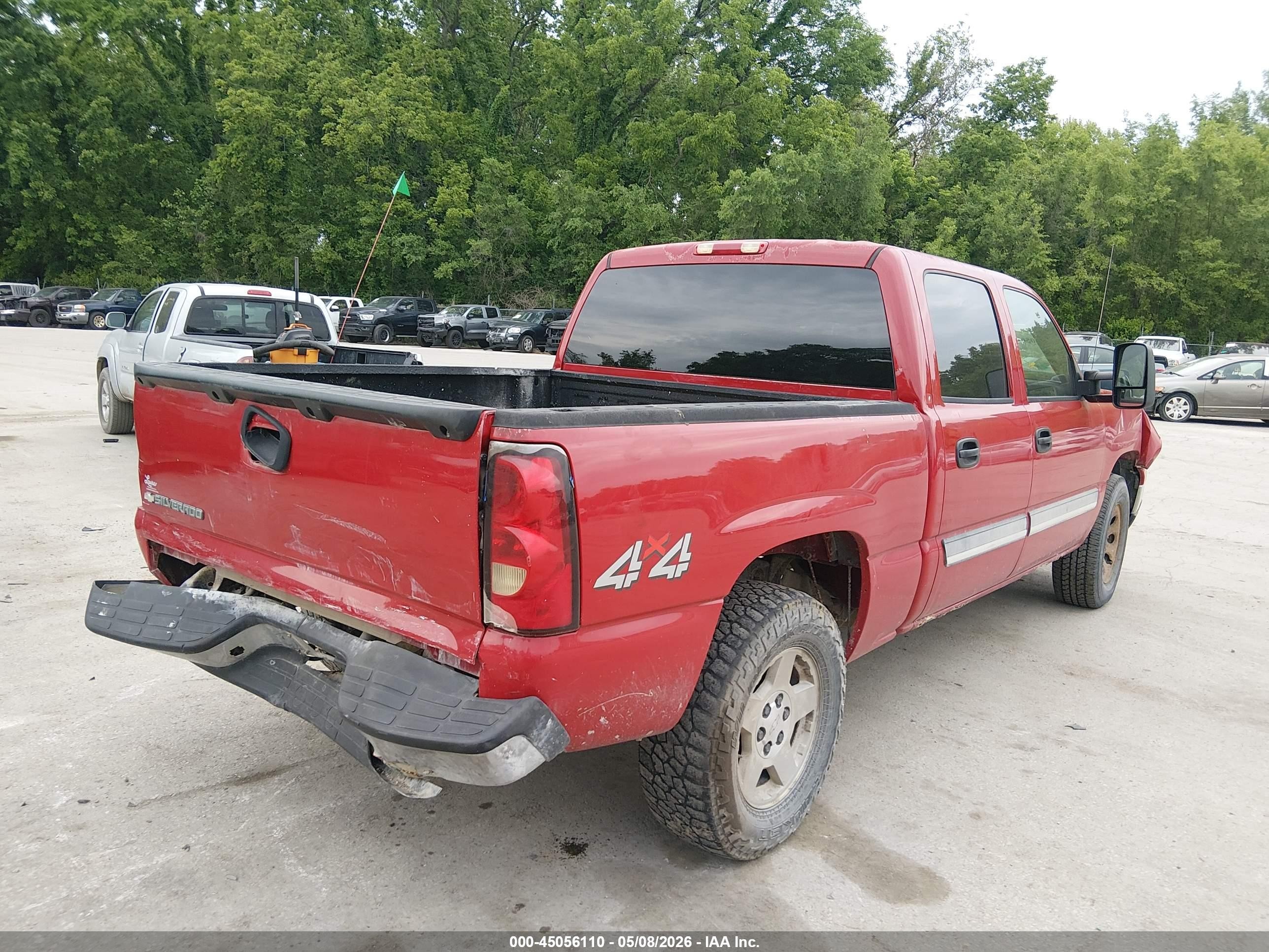 2006 Chevrolet Silverado 1500 Lt3 Red vin: 2GCEK13T961100719