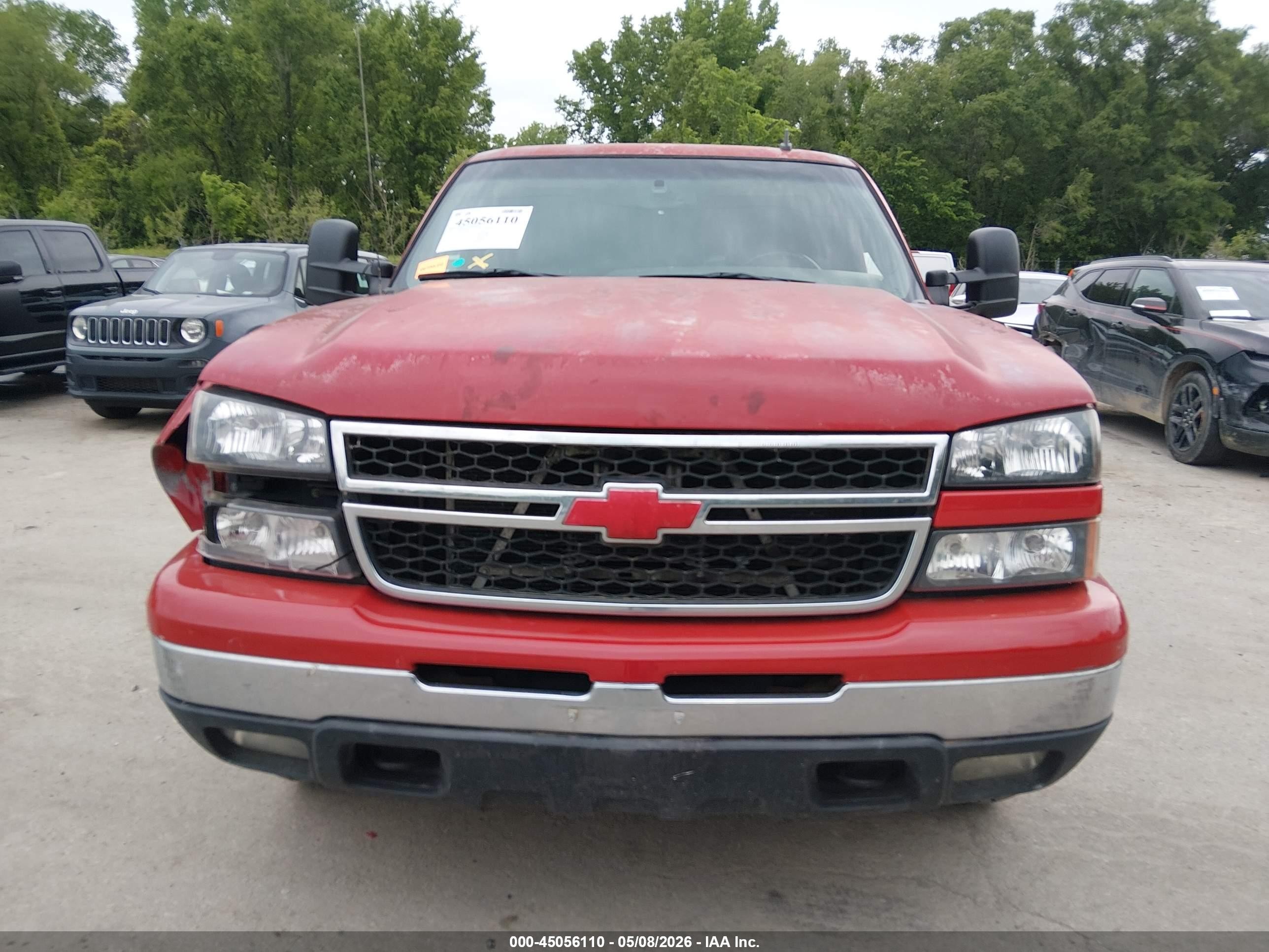 2006 Chevrolet Silverado 1500 Lt3 Red vin: 2GCEK13T961100719