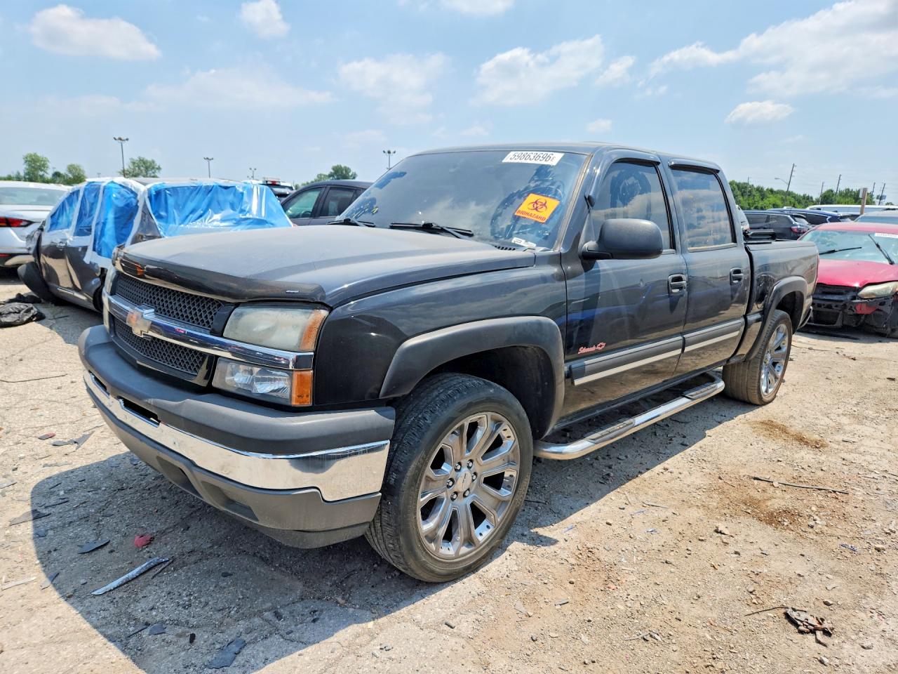 2005 Chevrolet Silverado K1500 Black vin: 2GCEK13TX51139091
