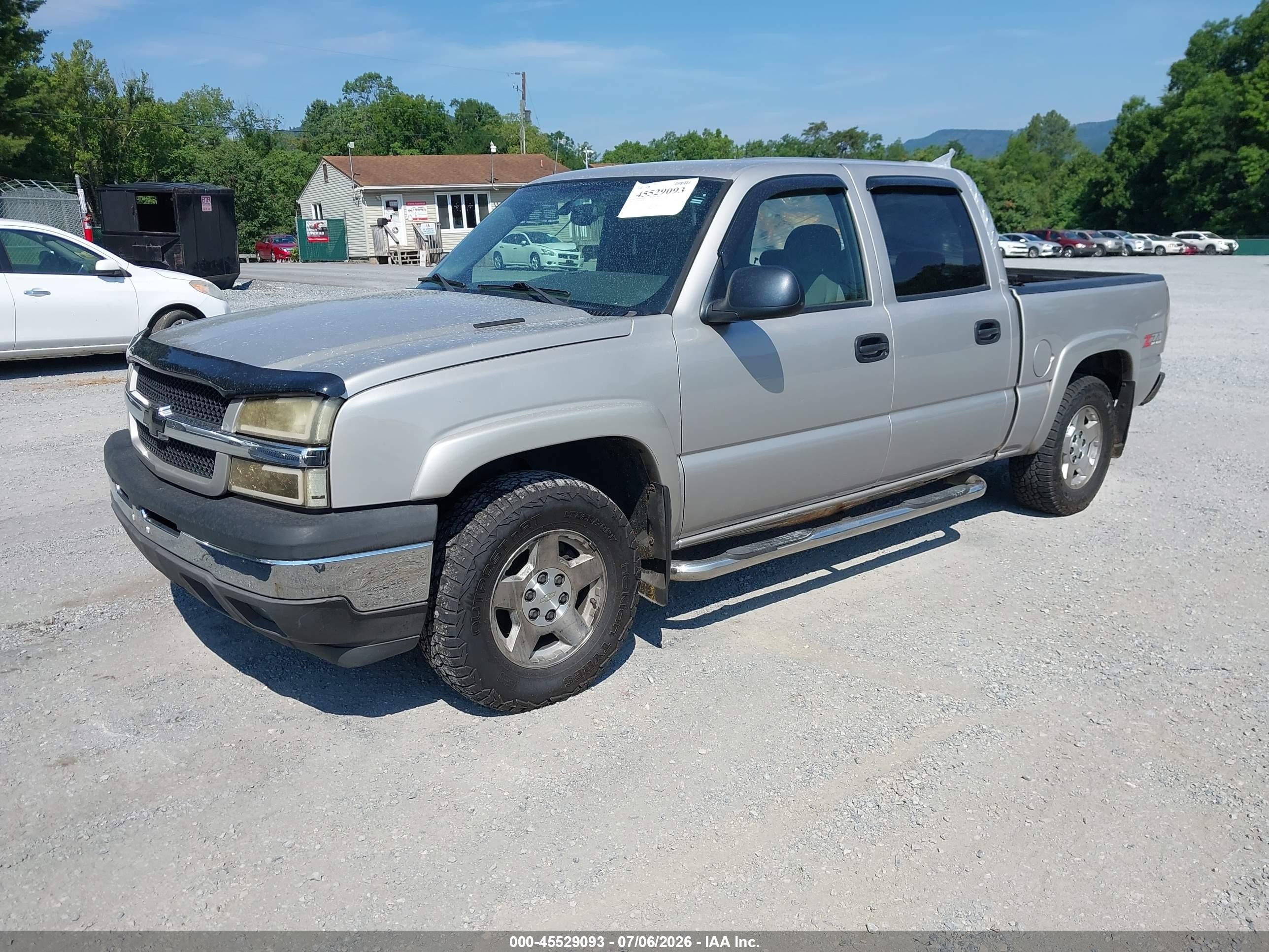 2005 Chevrolet Silverado 1500 Z71 Silver vin: 2GCEK13TX51157932