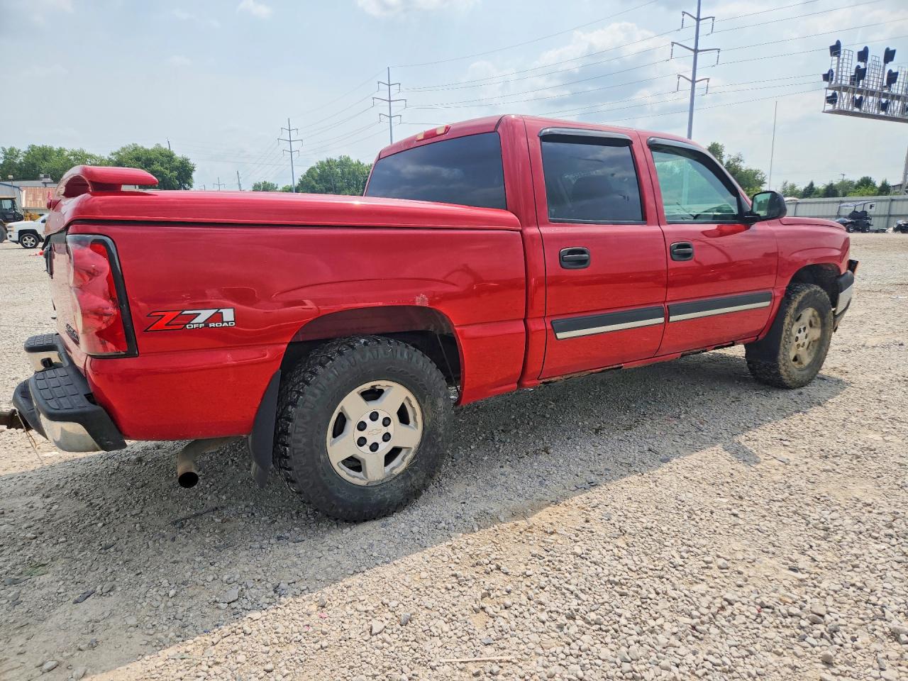 2005 Chevrolet Silverado K1500 Red vin: 2GCEK13TX51324242