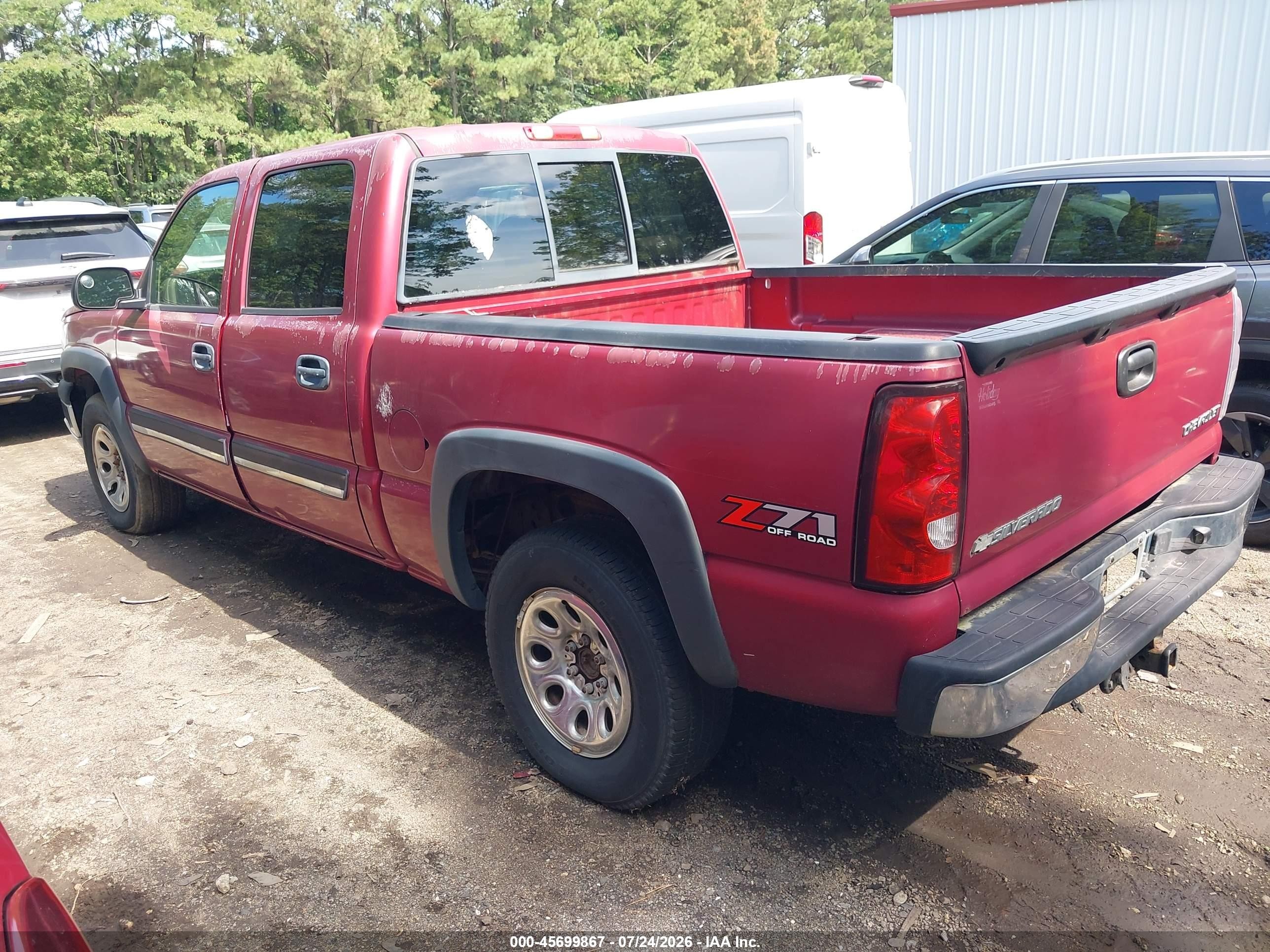 2005 Chevrolet Silverado 1500 Z71 Maroon vin: 2GCEK13TX51365762