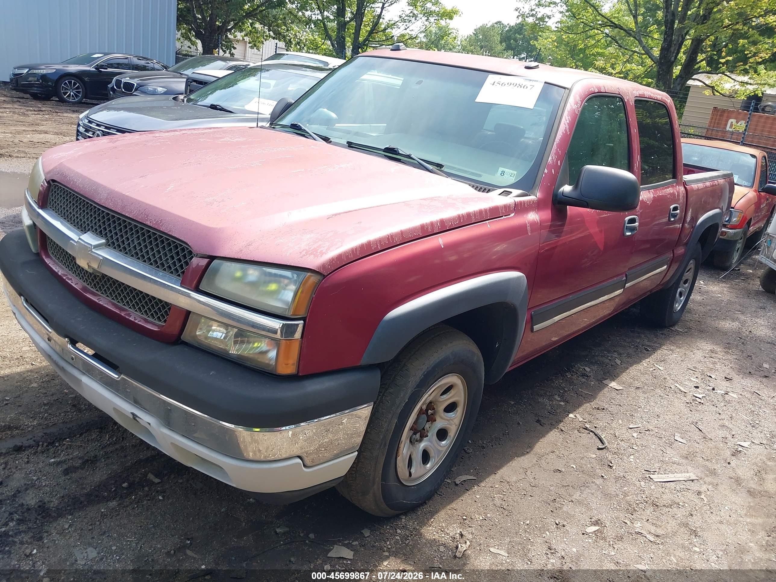 2005 Chevrolet Silverado 1500 Z71 Maroon vin: 2GCEK13TX51365762