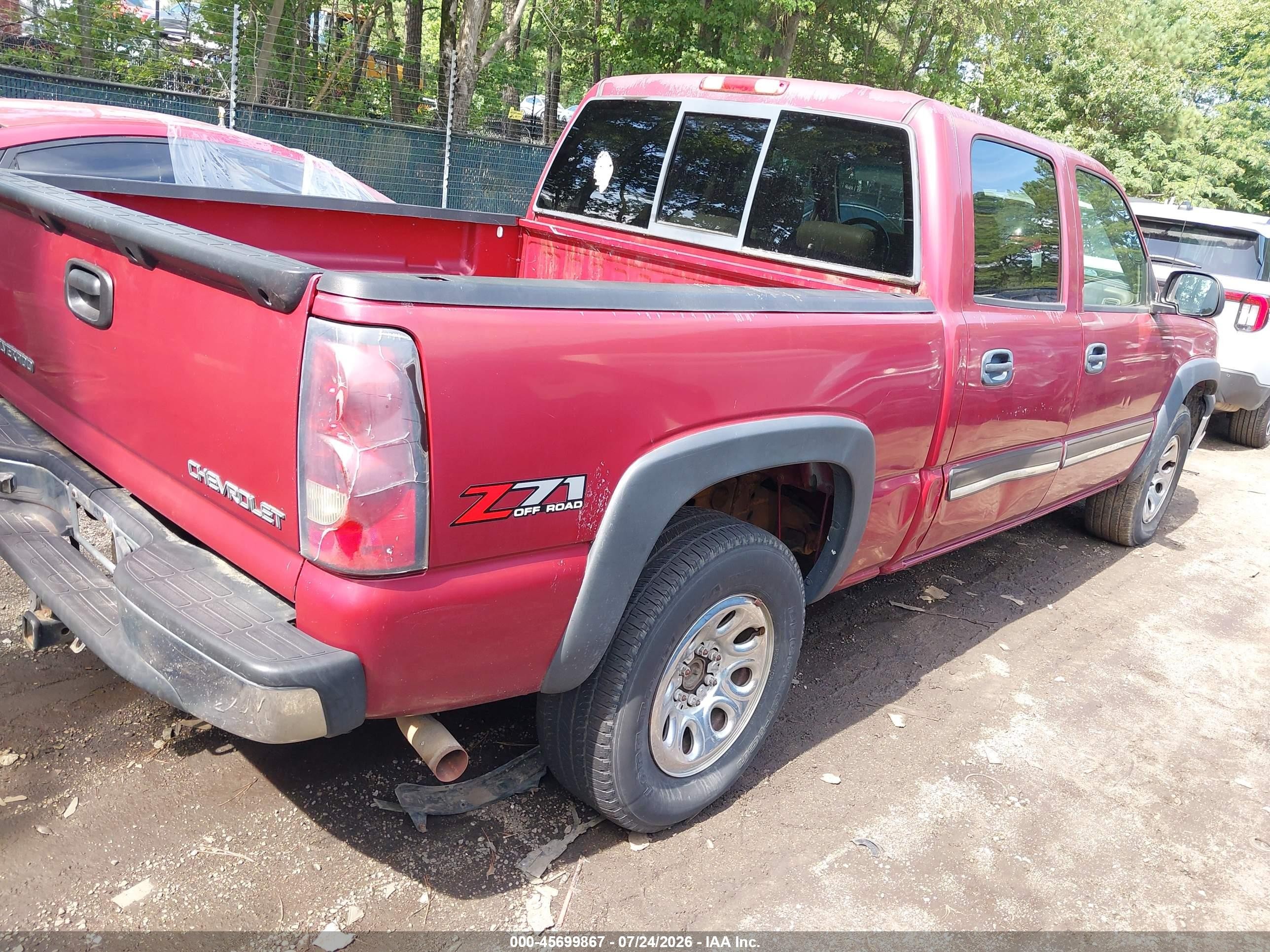 2005 Chevrolet Silverado 1500 Z71 Maroon vin: 2GCEK13TX51365762