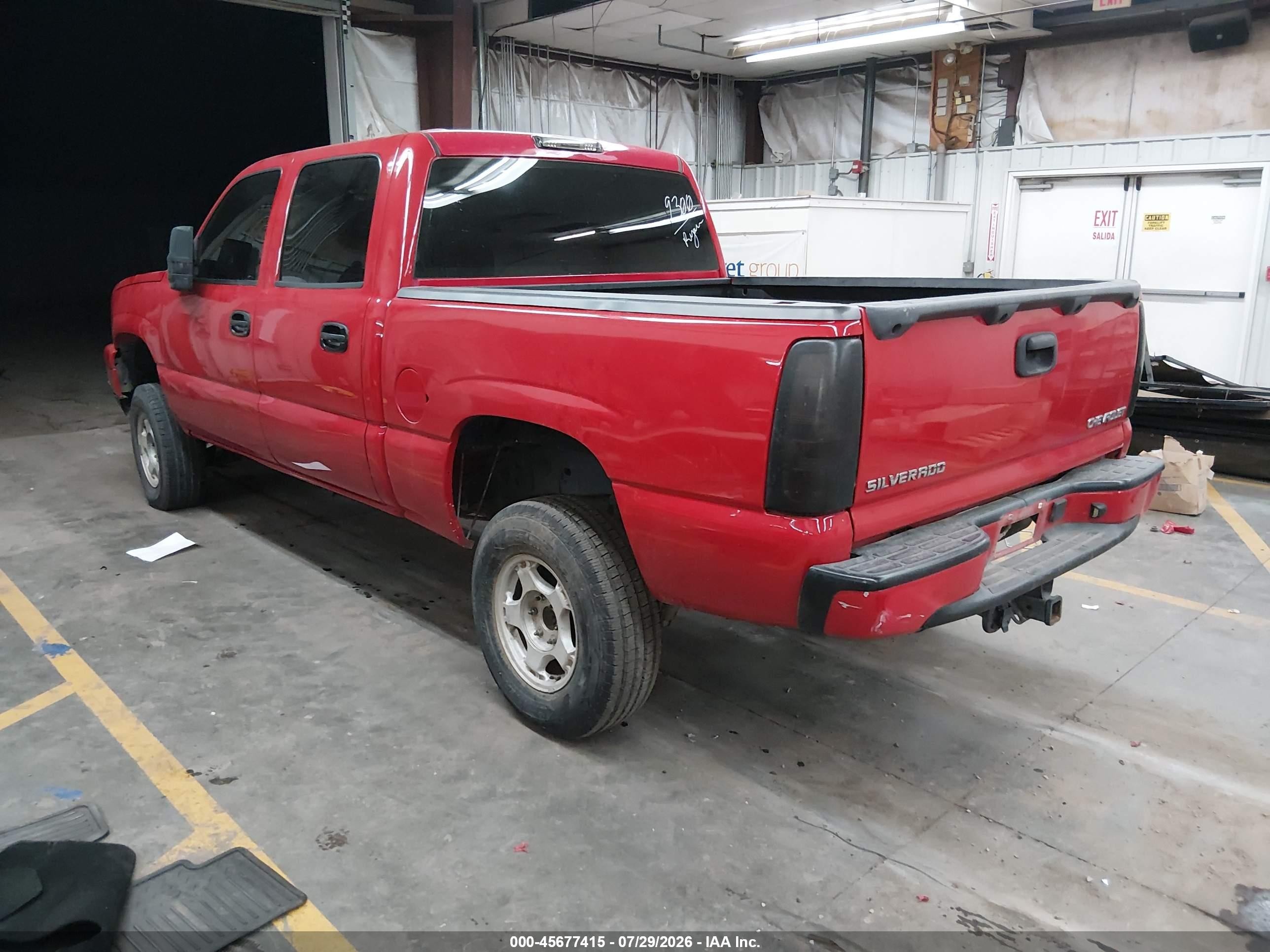 2006 Chevrolet Silverado 1500 Ls Red vin: 2GCEK13V061282473