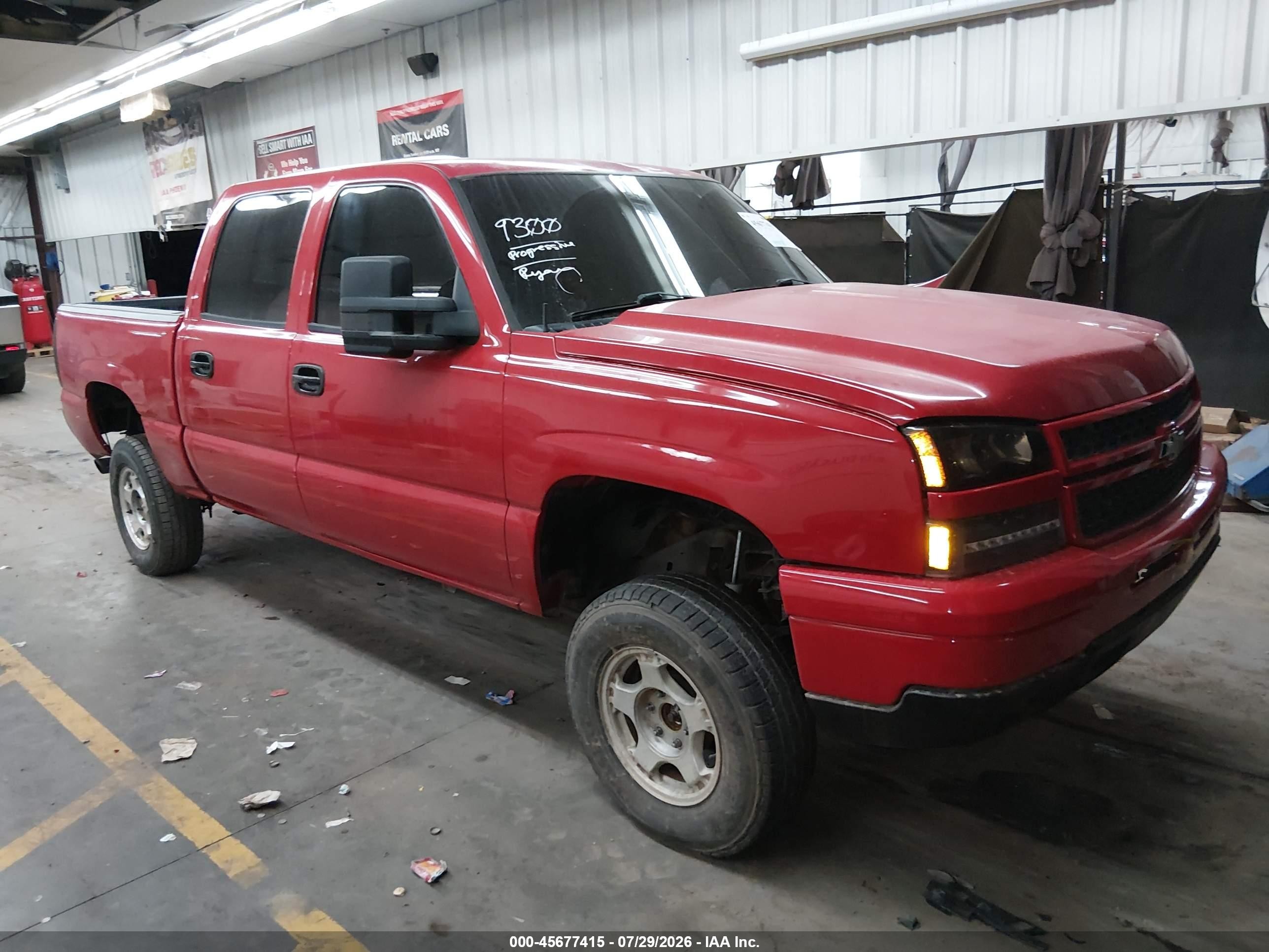 2006 Chevrolet Silverado 1500 Ls Red vin: 2GCEK13V061282473