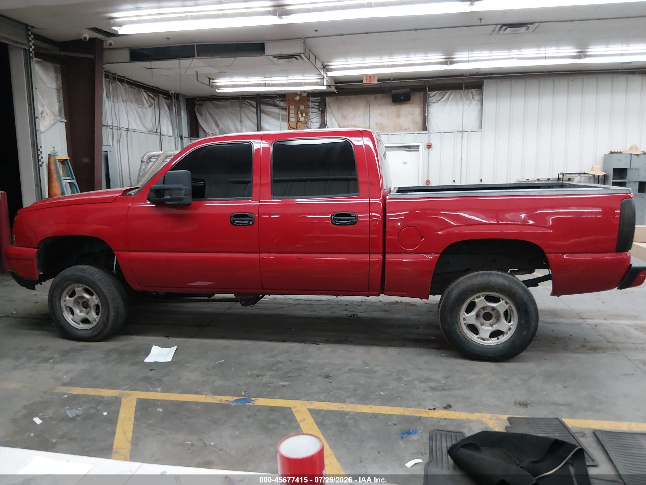 2006 Chevrolet Silverado 1500 Ls Red vin: 2GCEK13V061282473