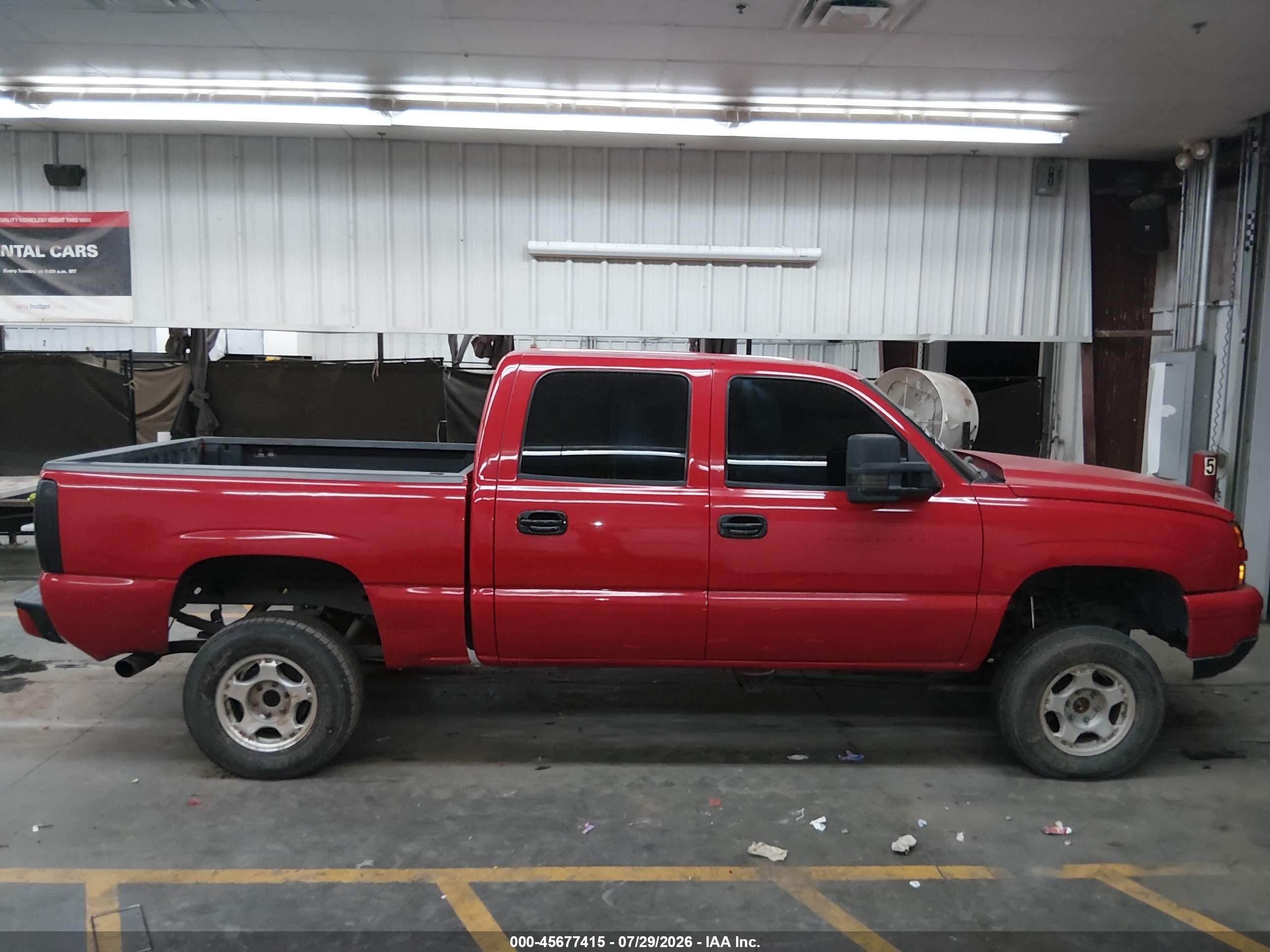 2006 Chevrolet Silverado 1500 Ls Red vin: 2GCEK13V061282473
