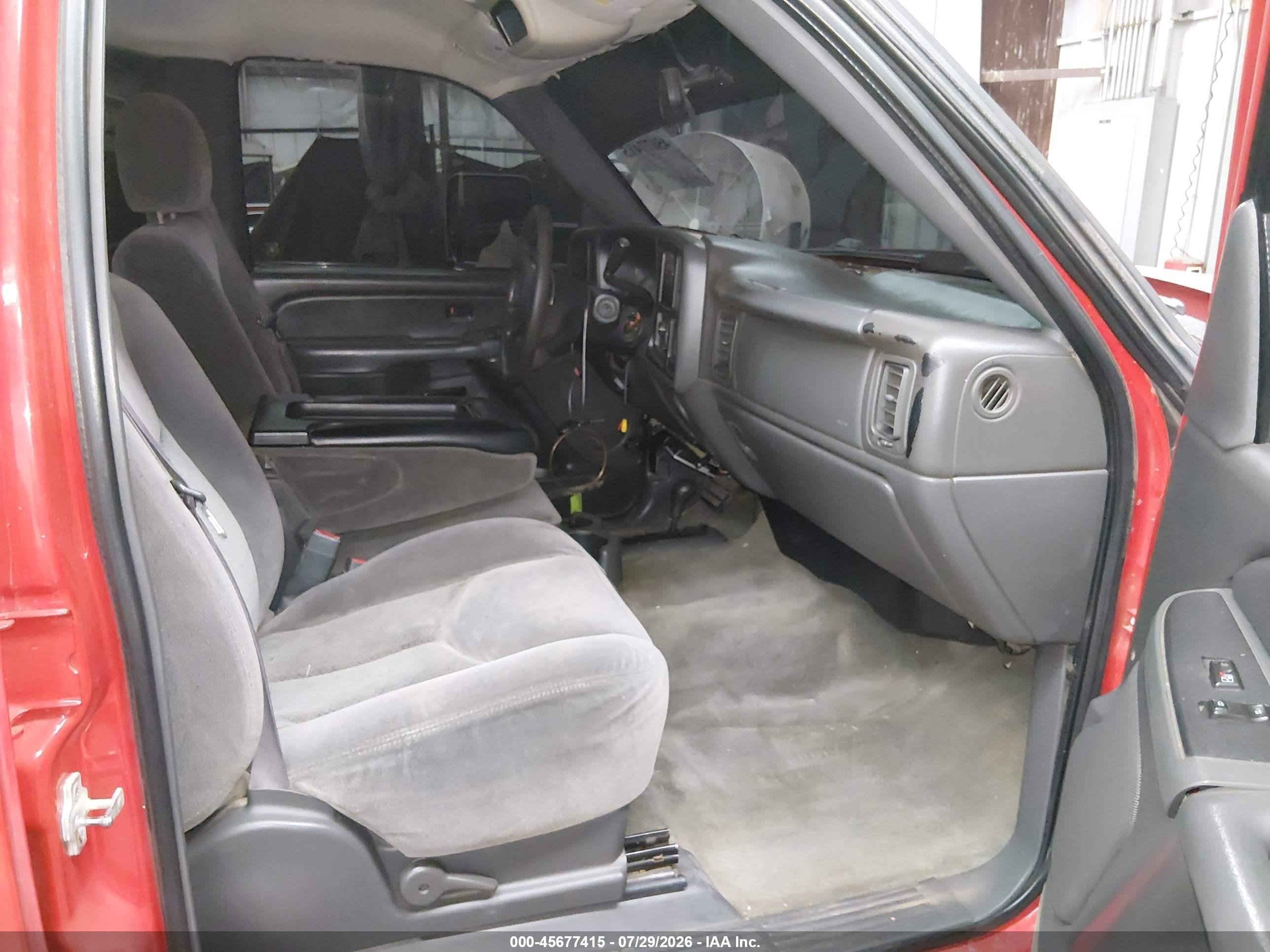 2006 Chevrolet Silverado 1500 Ls Red vin: 2GCEK13V061282473