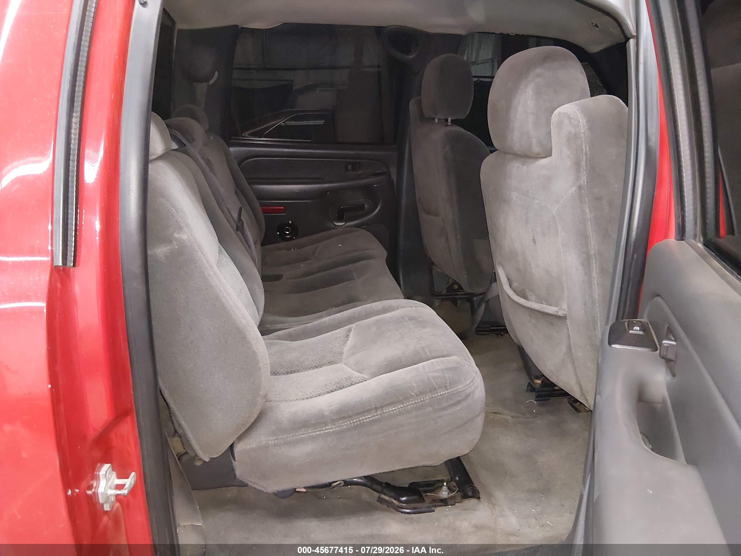 2006 Chevrolet Silverado 1500 Ls Red vin: 2GCEK13V061282473