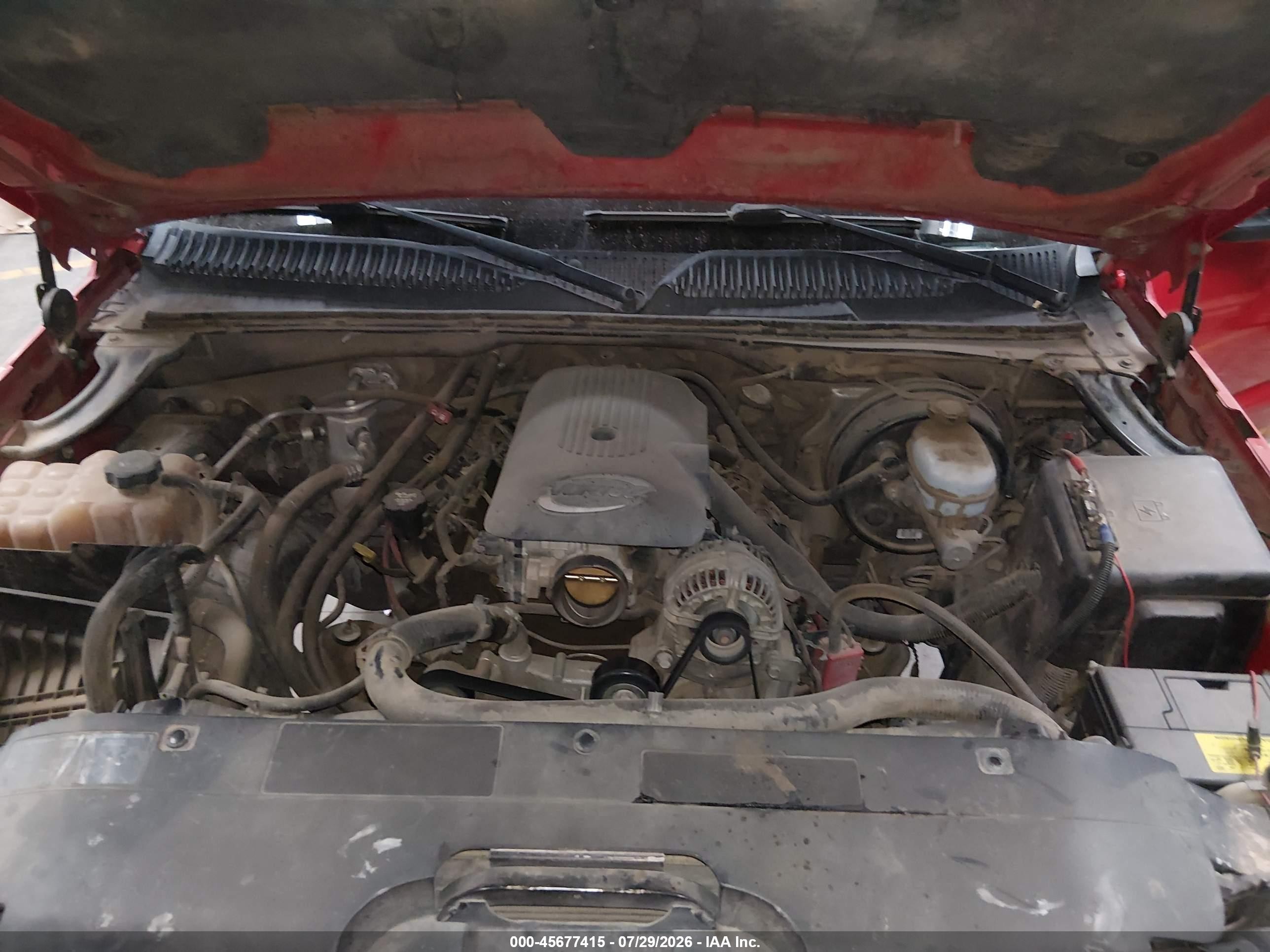 2006 Chevrolet Silverado 1500 Ls Red vin: 2GCEK13V061282473