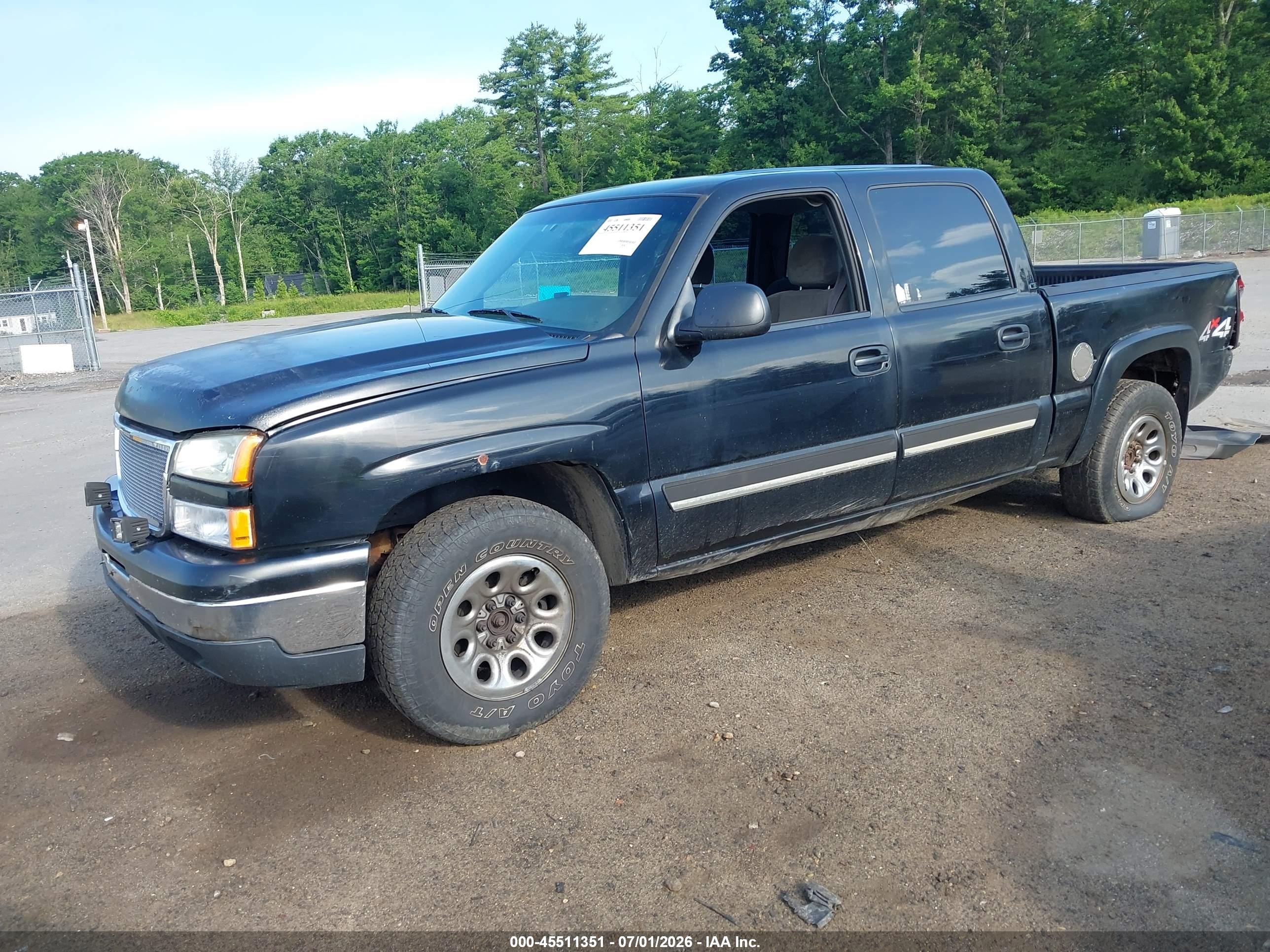 2007 Chevrolet Silverado 1500 Classic Ls Черный vin: 2GCEK13V171152204