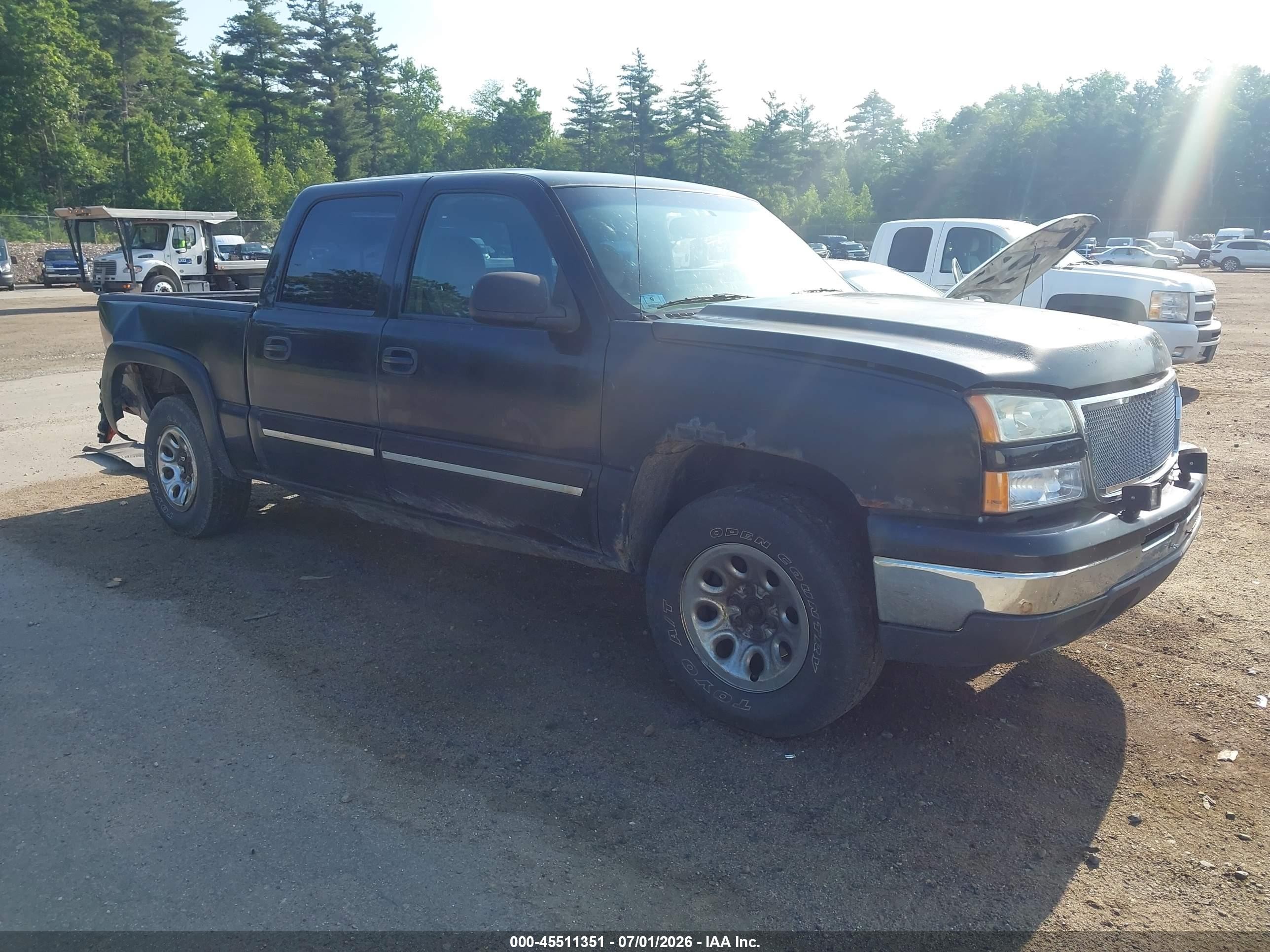 2007 Chevrolet Silverado 1500 Classic Ls Black vin: 2GCEK13V171152204
