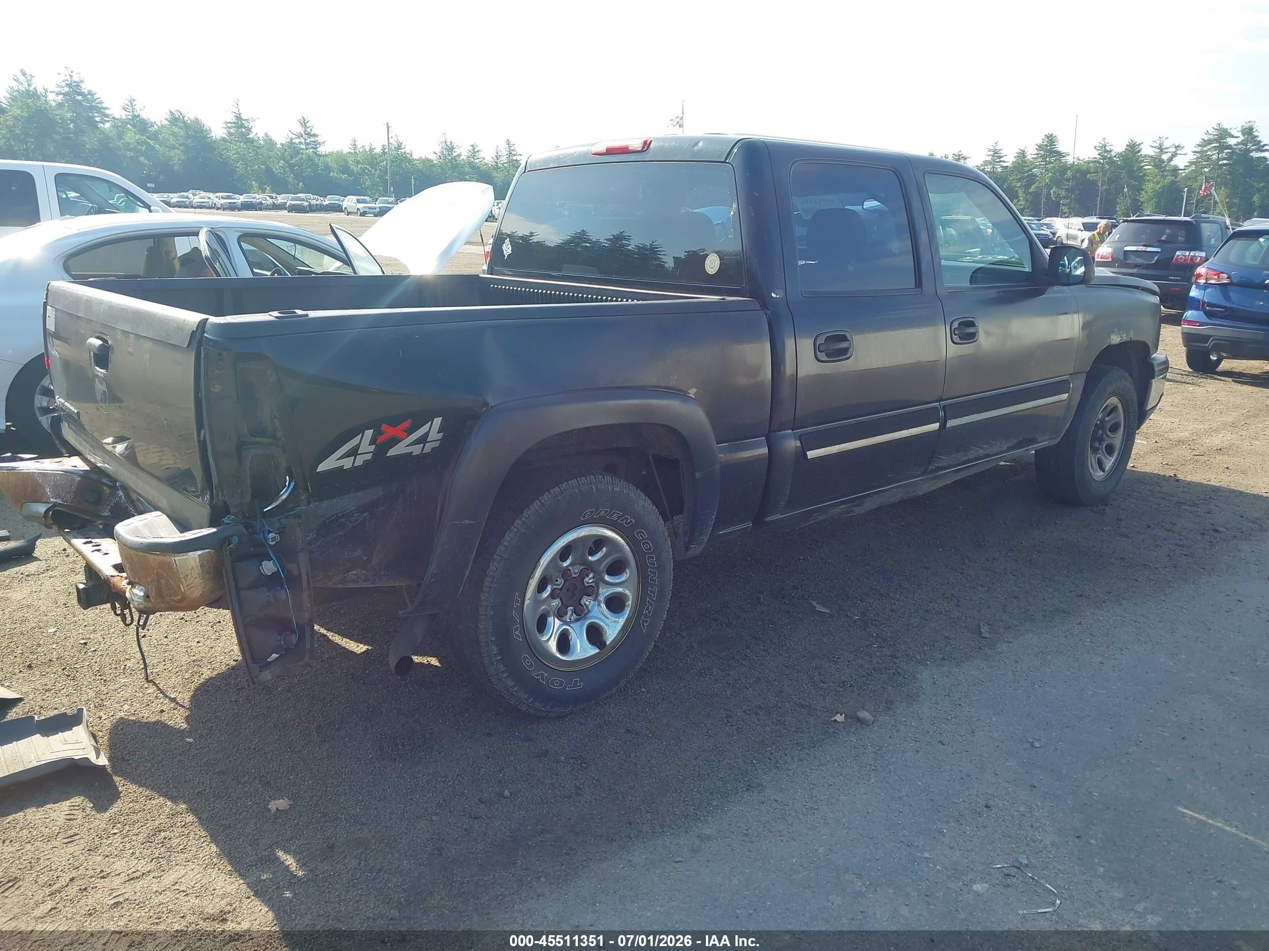2007 Chevrolet Silverado 1500 Classic Ls Черный vin: 2GCEK13V171152204