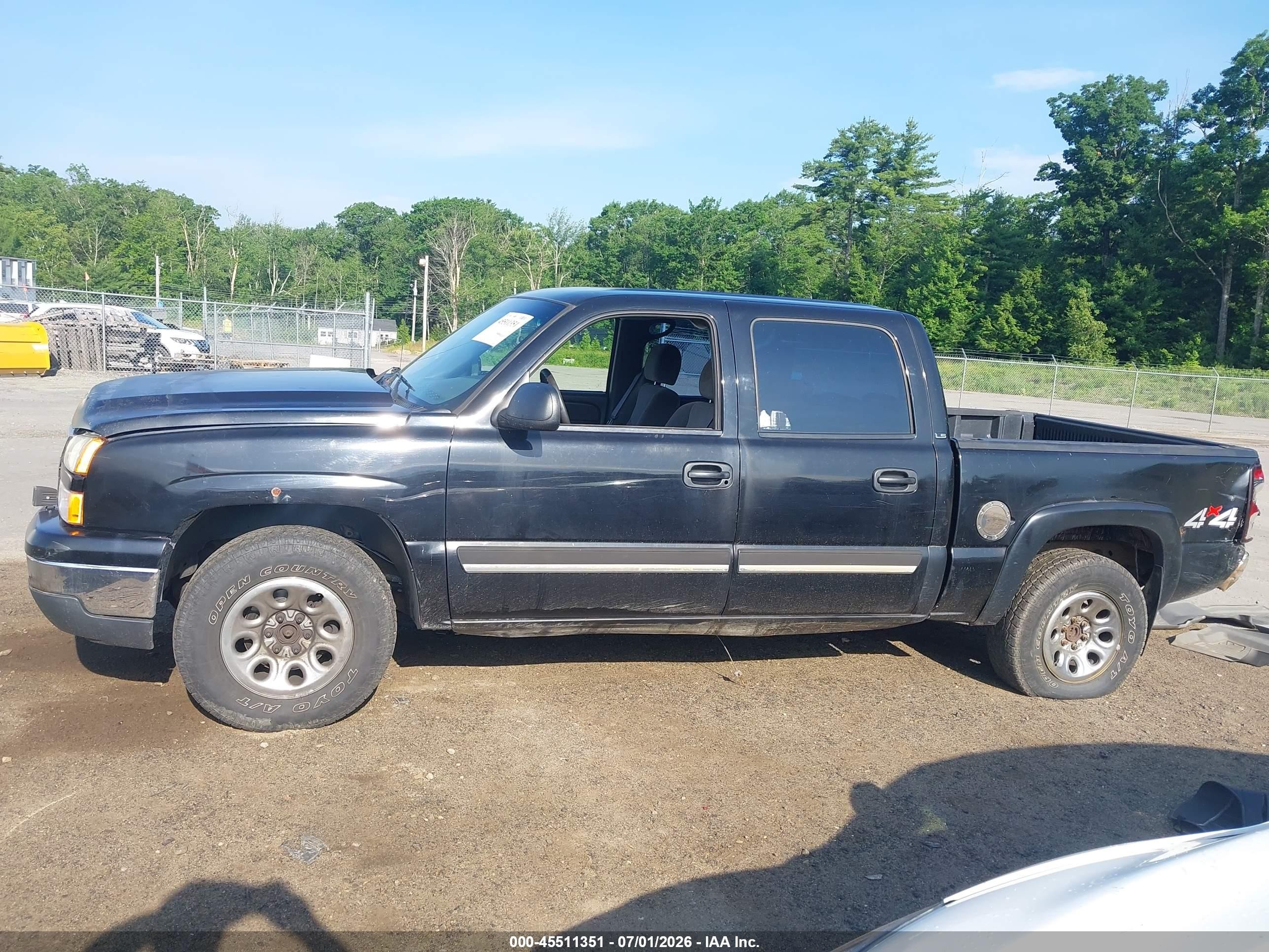 2007 Chevrolet Silverado 1500 Classic Ls Черный vin: 2GCEK13V171152204