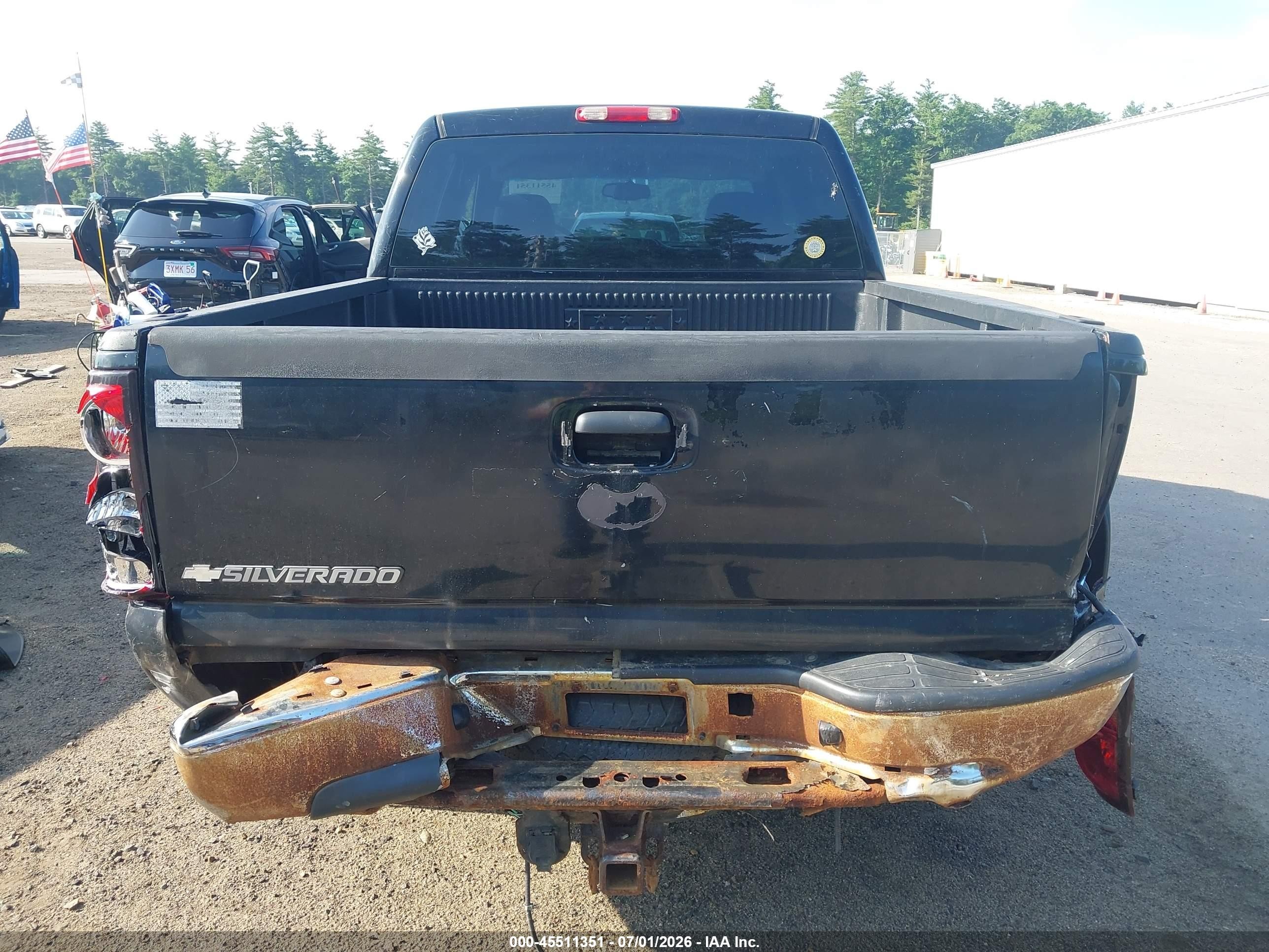 2007 Chevrolet Silverado 1500 Classic Ls Черный vin: 2GCEK13V171152204
