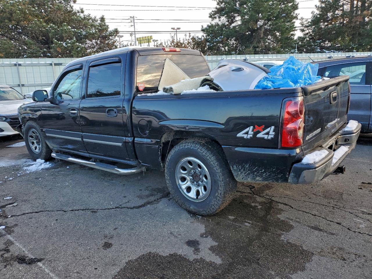 2006 Chevrolet Silverado K1500 Black vin: 2GCEK13V261350689